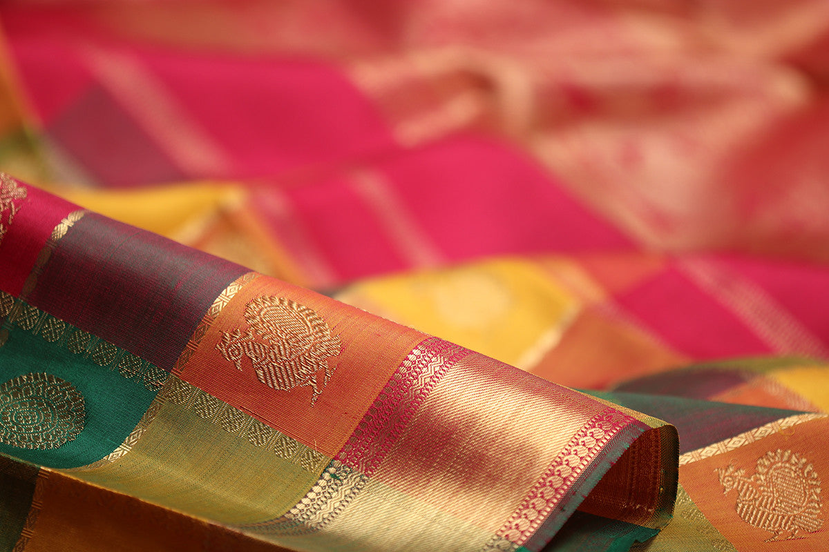 Checks & Stripes in the world of Kanjivarams