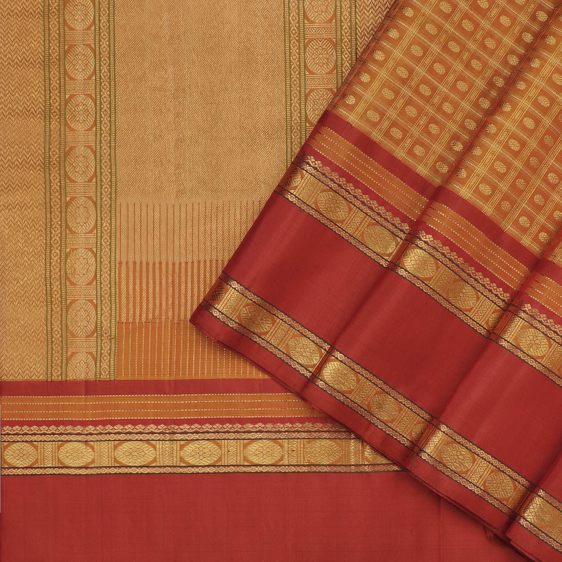 Kanakavalli Kanjivaram Silk Sari 20-040-HS001-01298 - Cover View