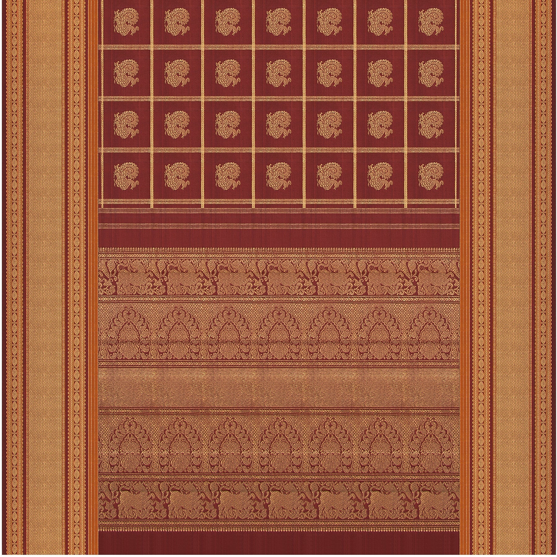 Kanakavalli Kanjivaram Silk Sari 21-040-HS001-01486 - Full View