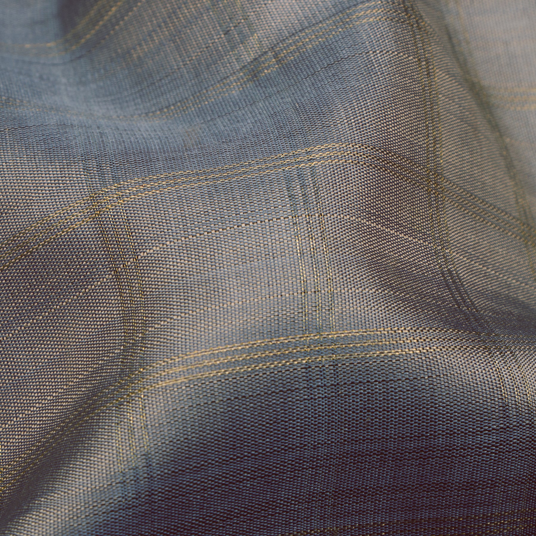 Kanakavalli X Kasuti Kanjivaram Silk Blouse Length 18-040-HB001-00346 - Fabric View