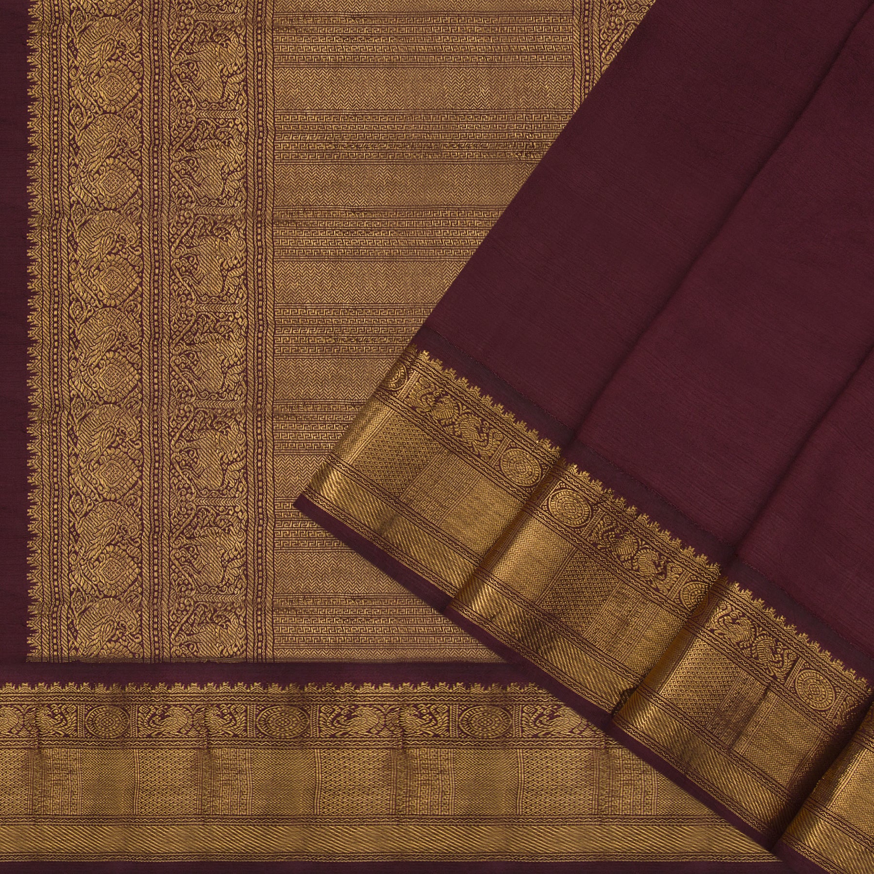 Kanakavalli Kanjivaram Silk Sari 18-280-HS001-00155 - Cover View