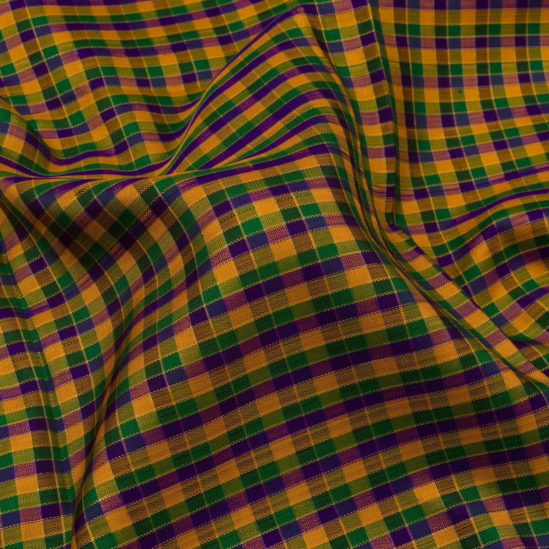 Kanakavalli Kattam - Vari Silk Blouse Length 19-040-HB001-00974 - Fabric View