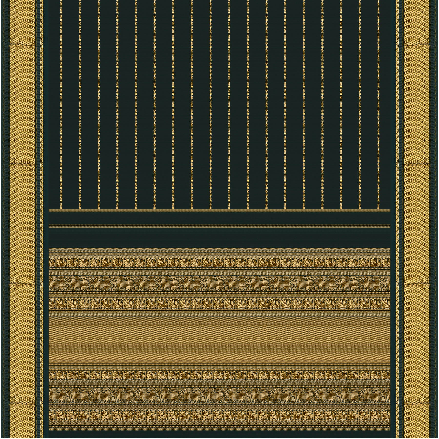 Kanakavalli Kanjivaram Silk Sari 19-040-HS001-01194 - Full View
