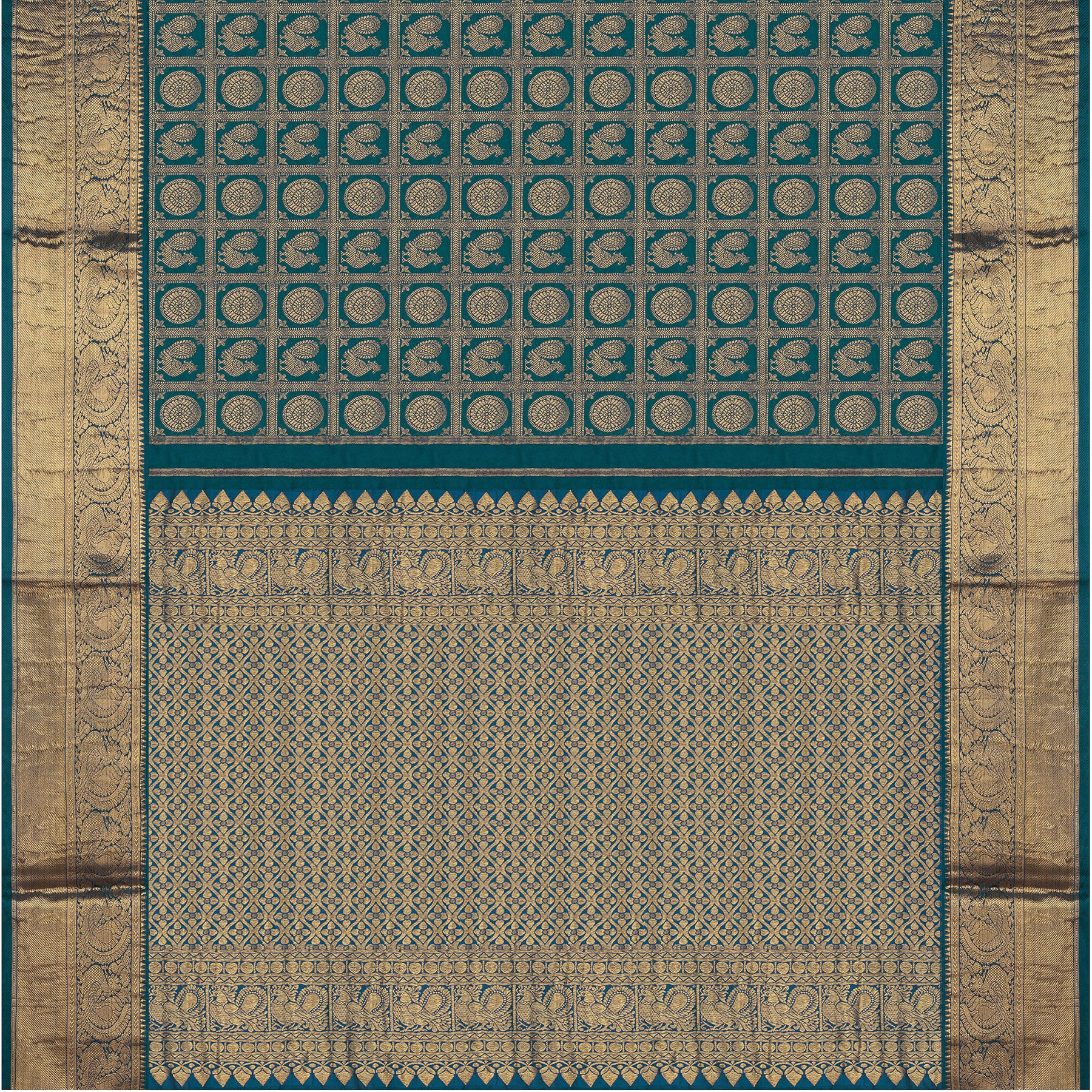 Kanakavalli Kanjivaram Silk Sari 19-060-HS001-00761 - Full View