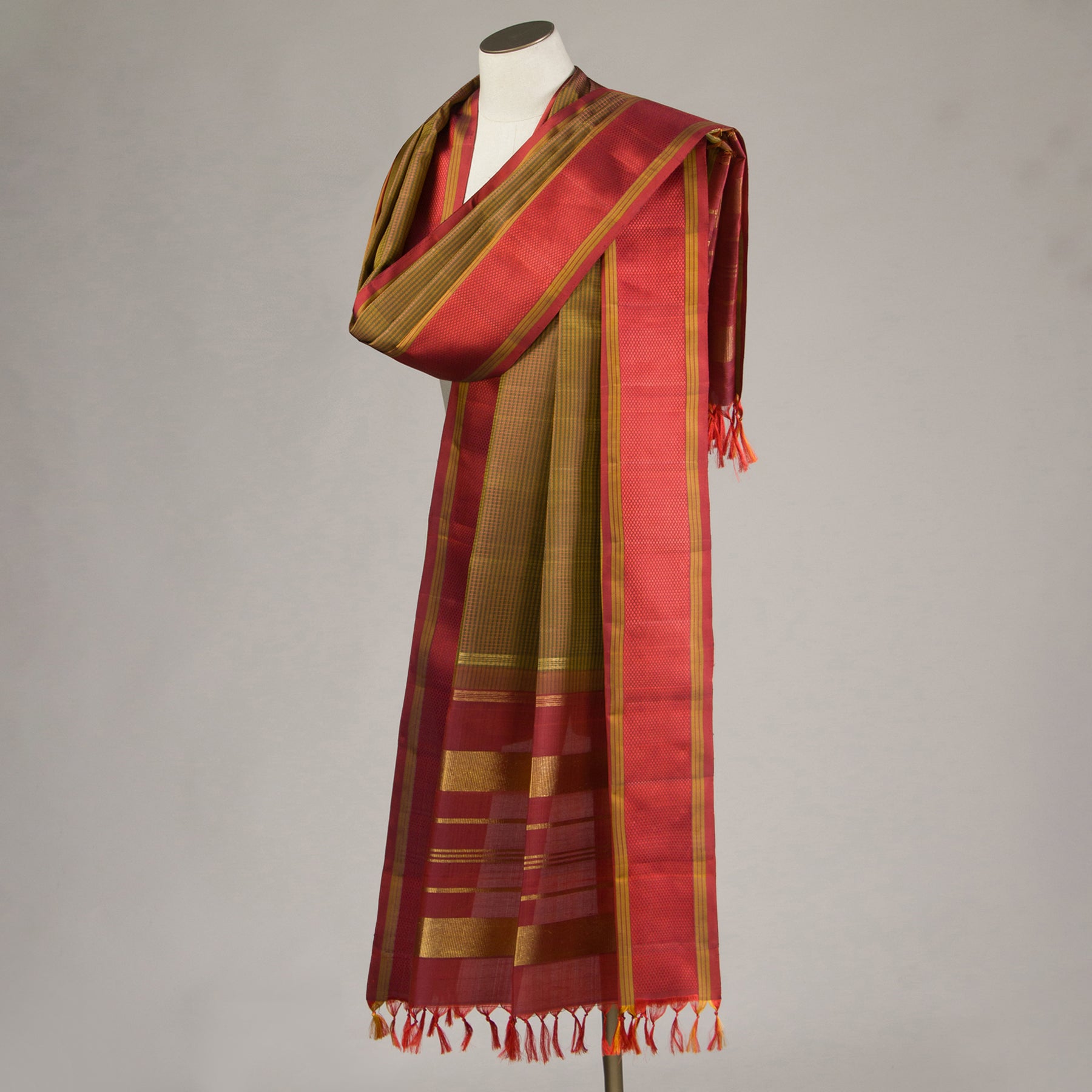 Kanakavalli Kanjivaram Silk Dupatta24-595-HD001-10641 - Cover View