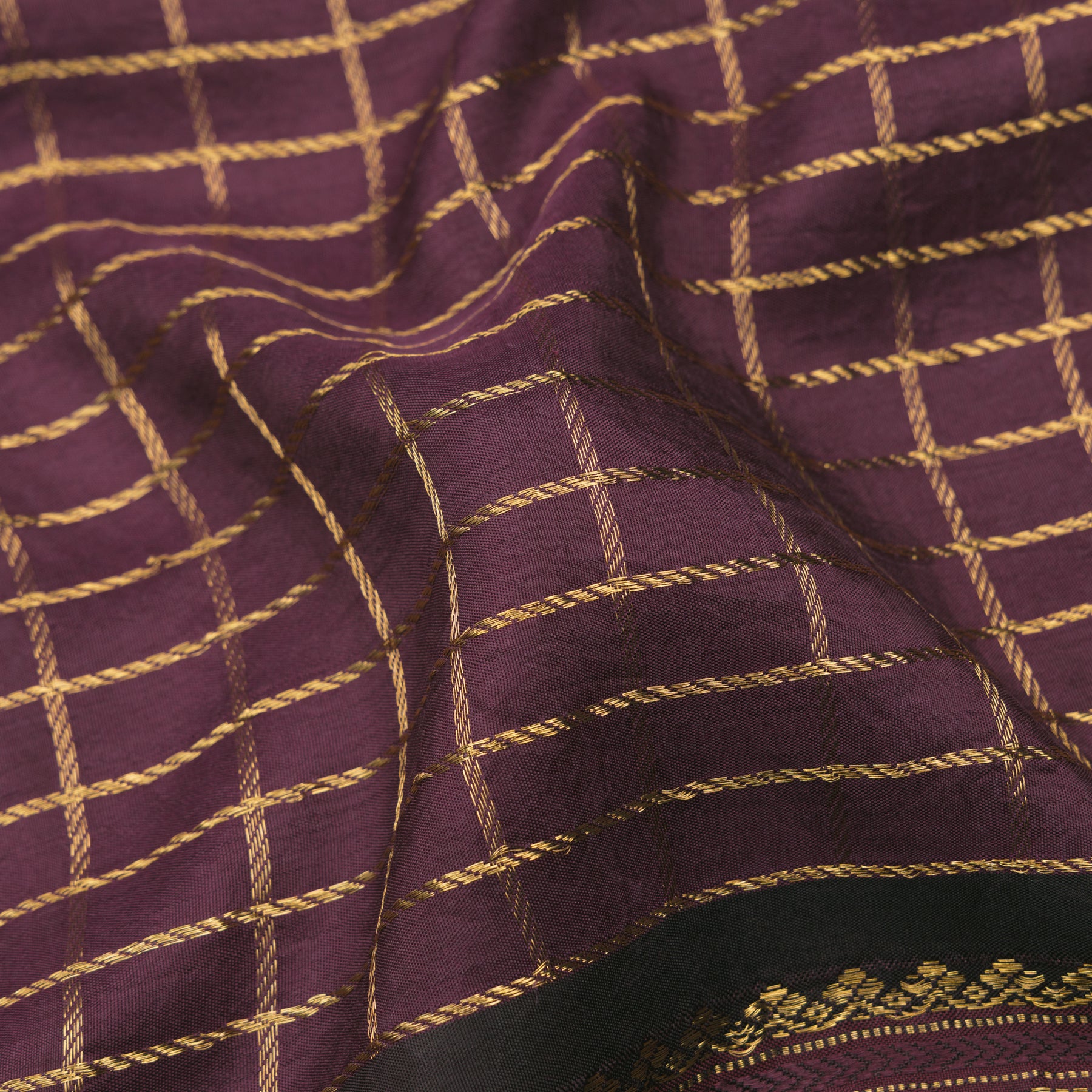 Kanakavalli Kanjivaram Silk Sari 20-040-HS001-00916 - Fabric View