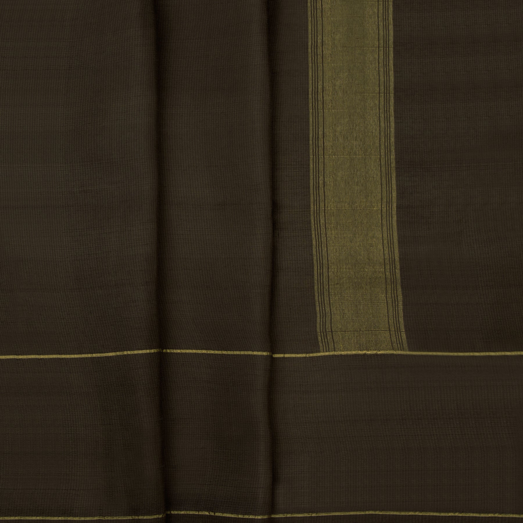 Kanakavalli Kanjivaram Silk Angavastram Set 20-110-HA001-00322 - Pleated View
