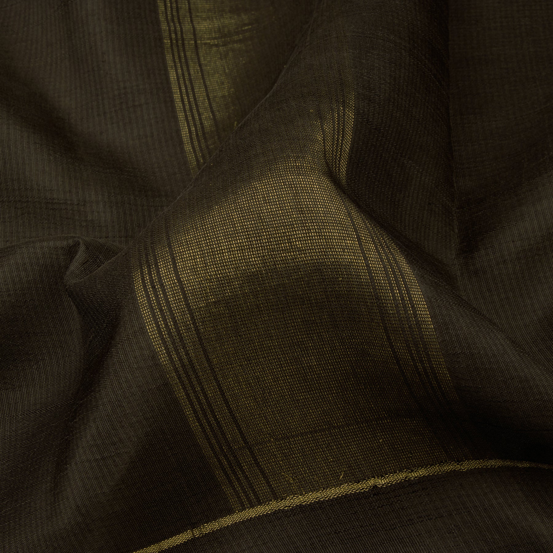 Kanakavalli Kanjivaram Silk Angavastram Set 20-110-HA001-00322 - Detail Fabric View