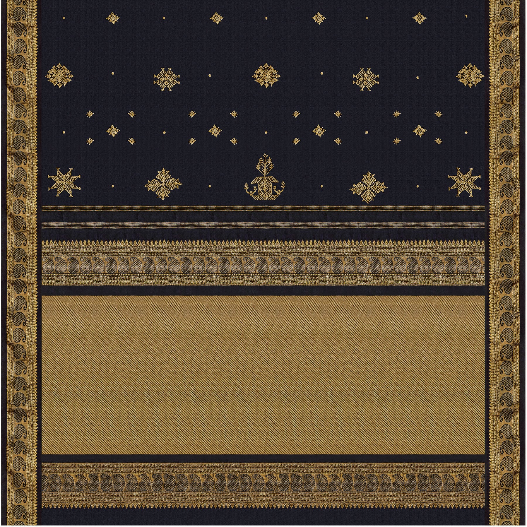 Kanakavalli Kanjivaram Silk Sari 20-110-HS001-00157 - Full View