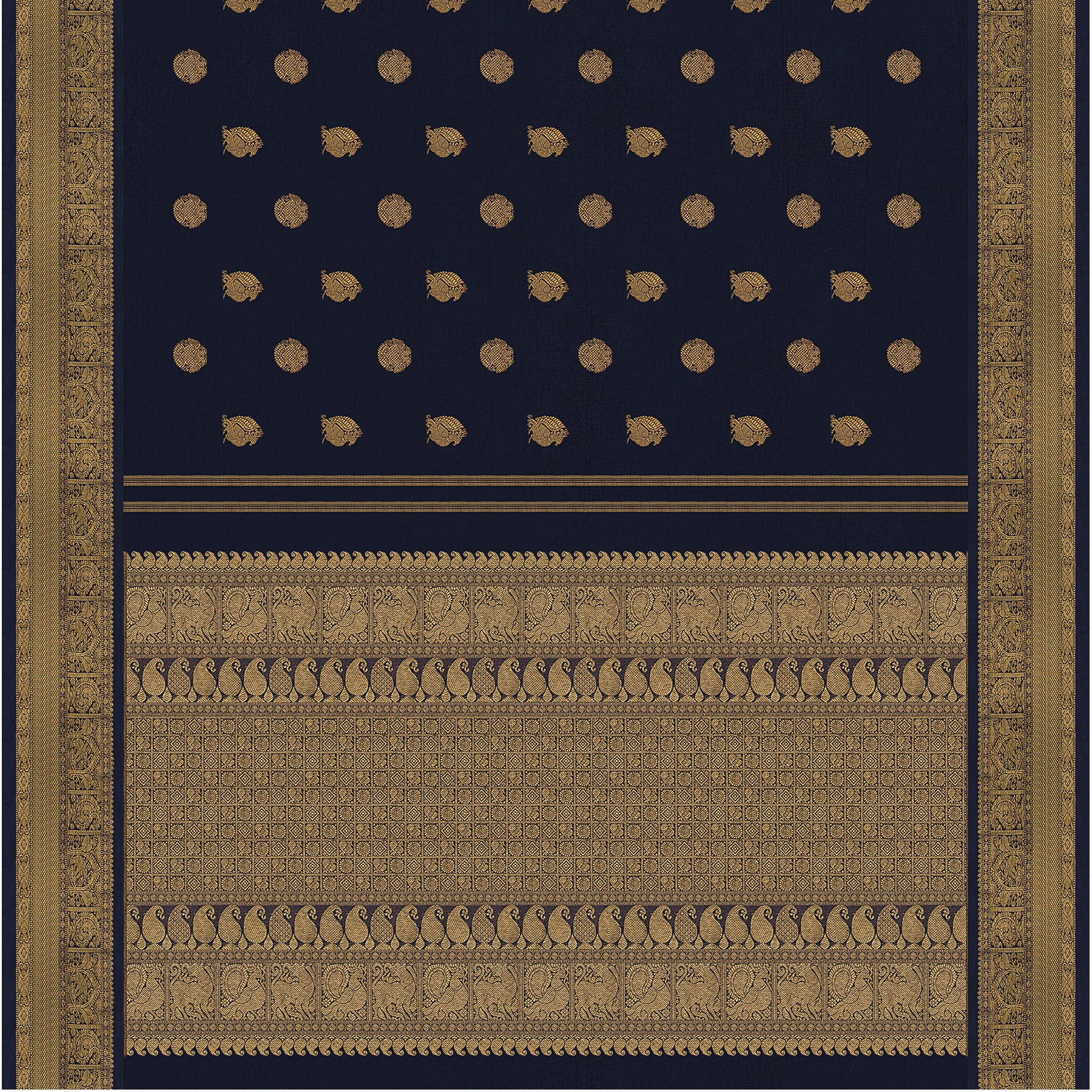 Kanakavalli Kanjivaram Silk Sari 20-110-HS001-01780 - Full View