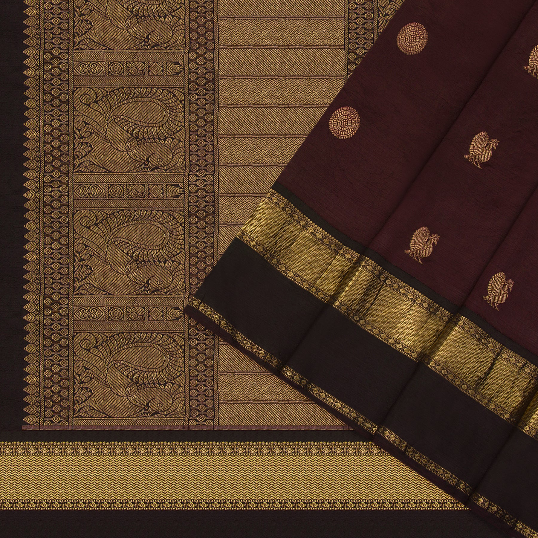 Kanakavalli Kanjivaram Silk Sari 20-110-HS001-01805 - Cover View