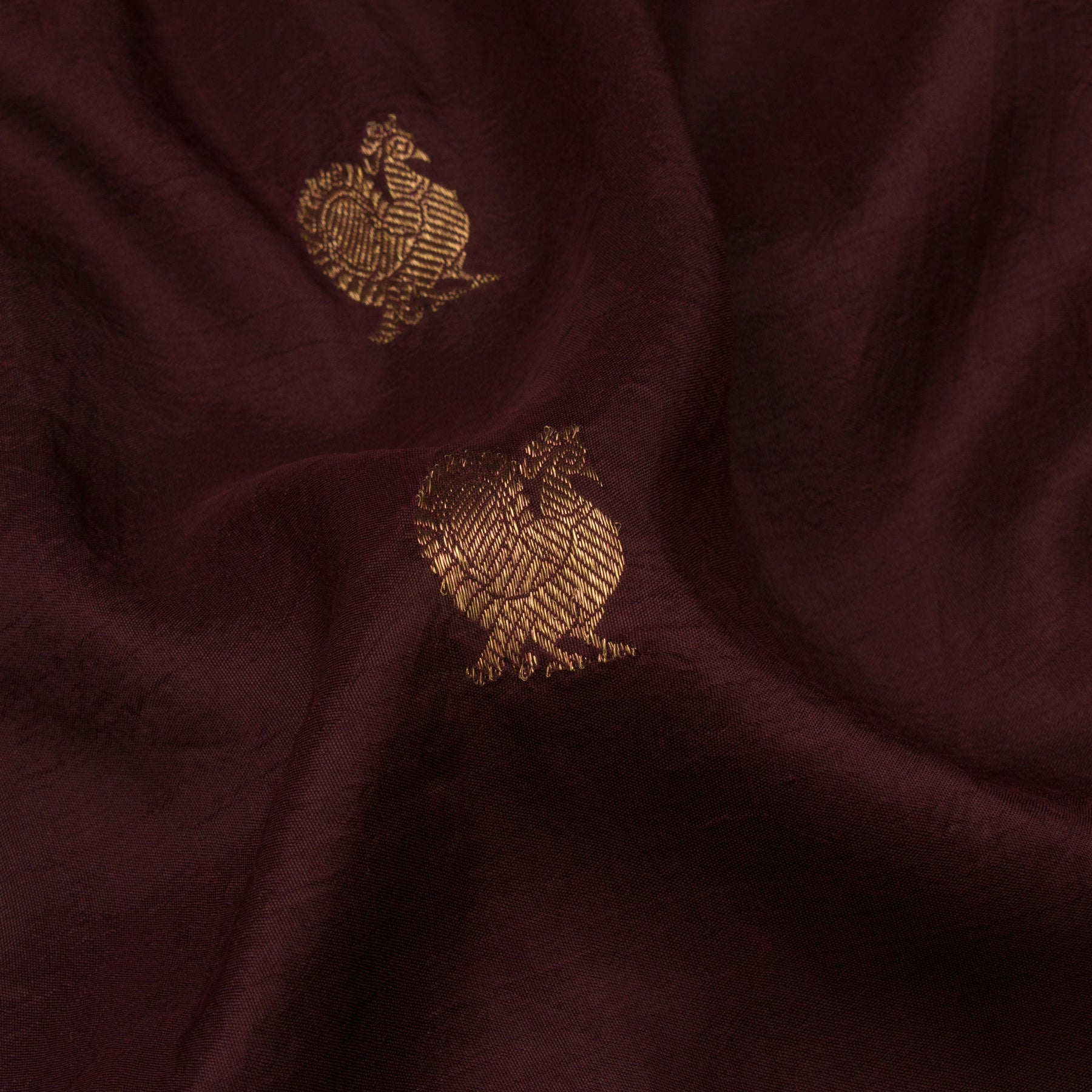 Kanakavalli Kanjivaram Silk Sari 20-110-HS001-01805 - Fabric View