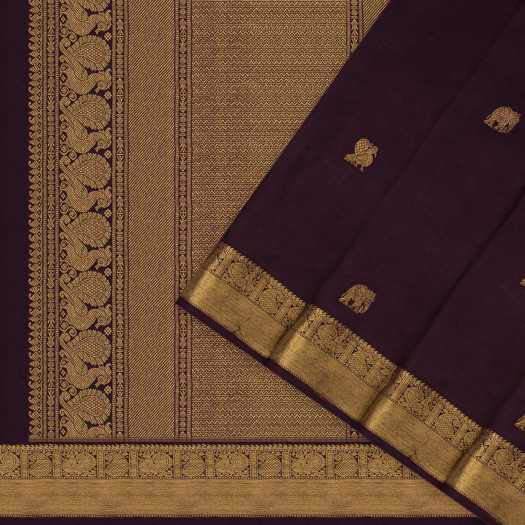 Kanakavalli Kanjivaram Silk Sari 21-031-HS001-05296 - Cover View