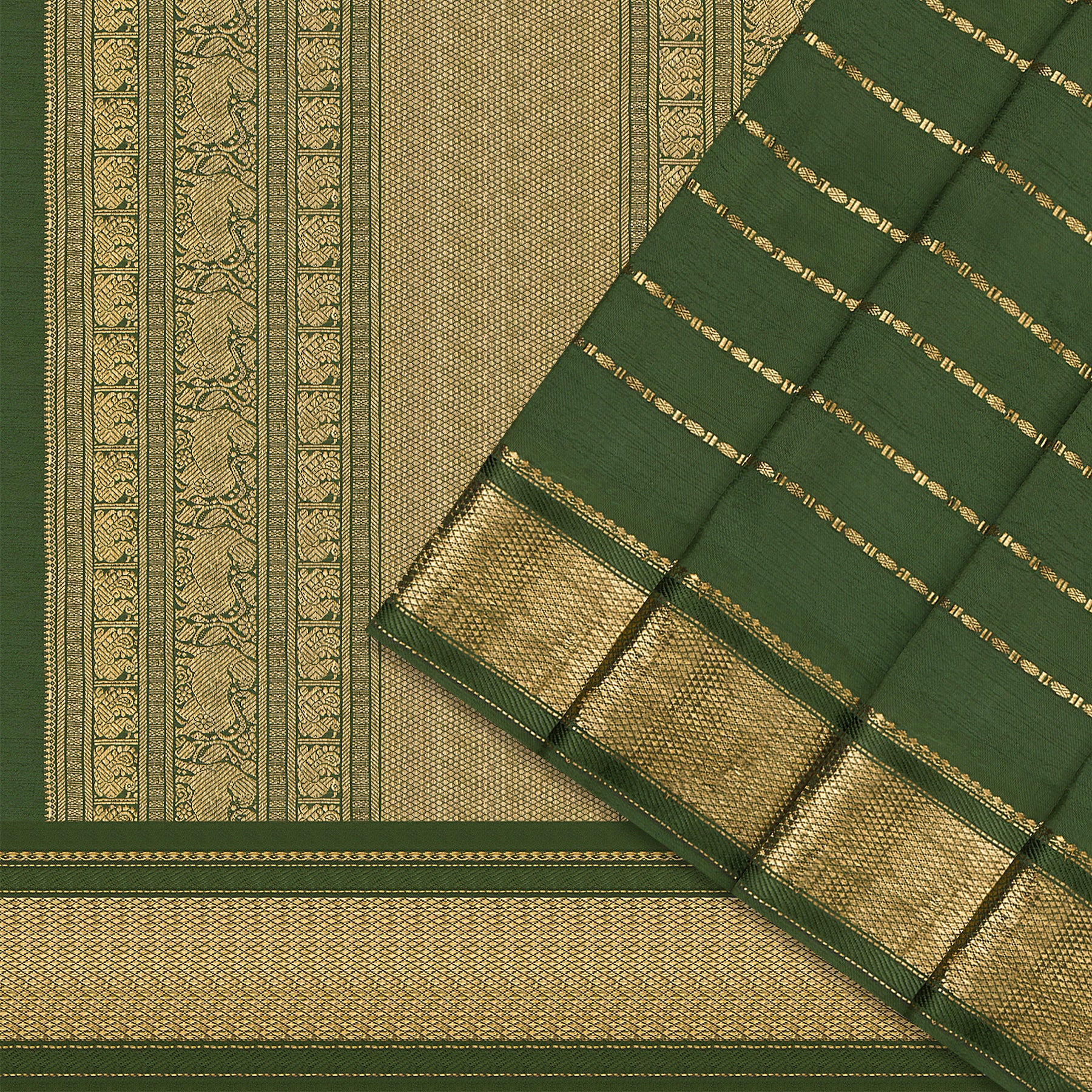 Kanakavalli Kanjivaram Silk Sari 21-040-HS001-03187 - Cover View