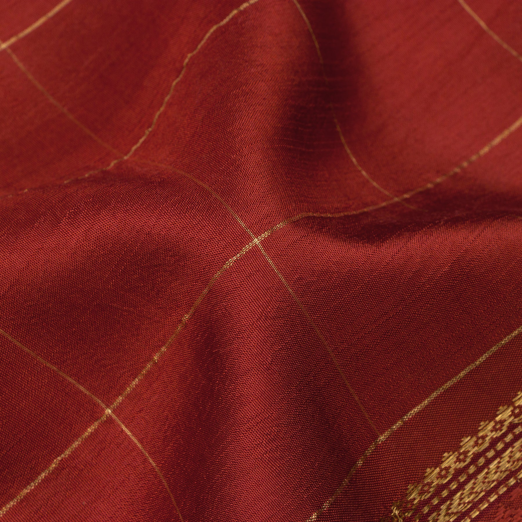 Kanakavalli Kanjivaram Silk Sari 21-040-HS001-07396 - Fabric View