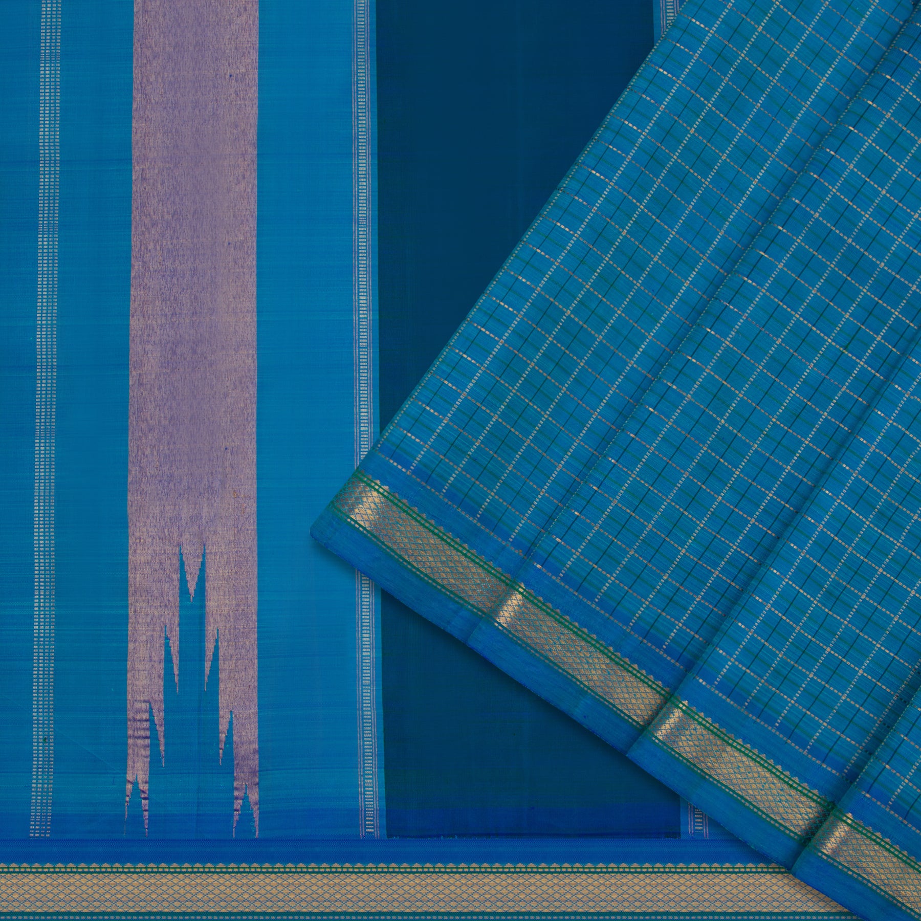Kanakavalli Kanjivaram Silk Sari 21-040-HS001-07420 - Cover View