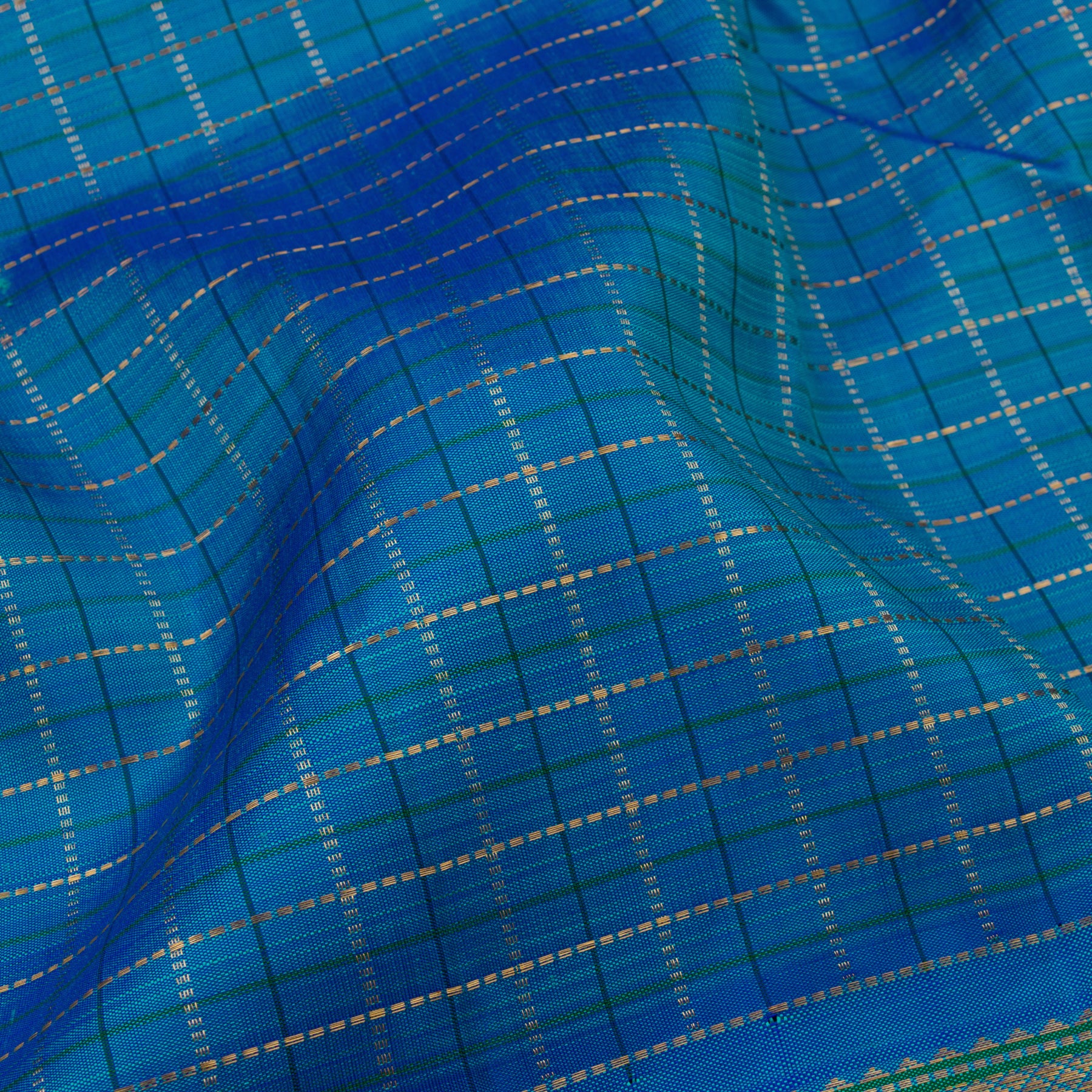 Kanakavalli Kanjivaram Silk Sari 21-040-HS001-07420 - Fabric View