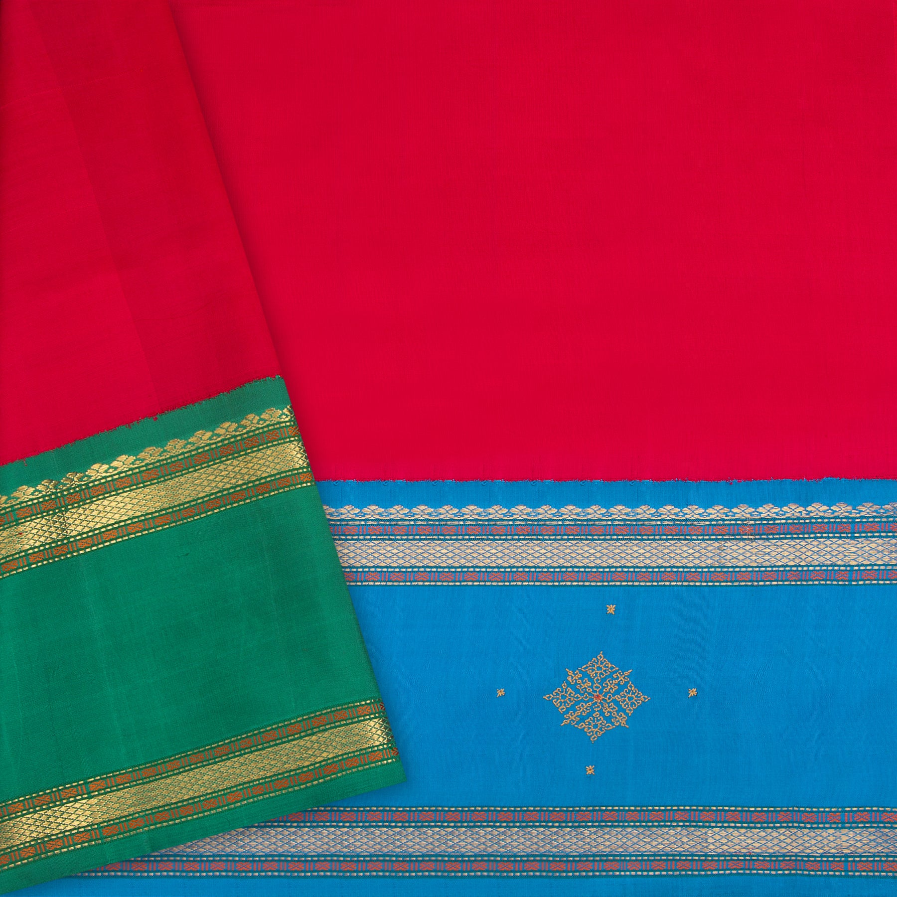 Kanakavalli Kanjivaram Silk Sari 21-041-HS001-08100 - Blouse View
