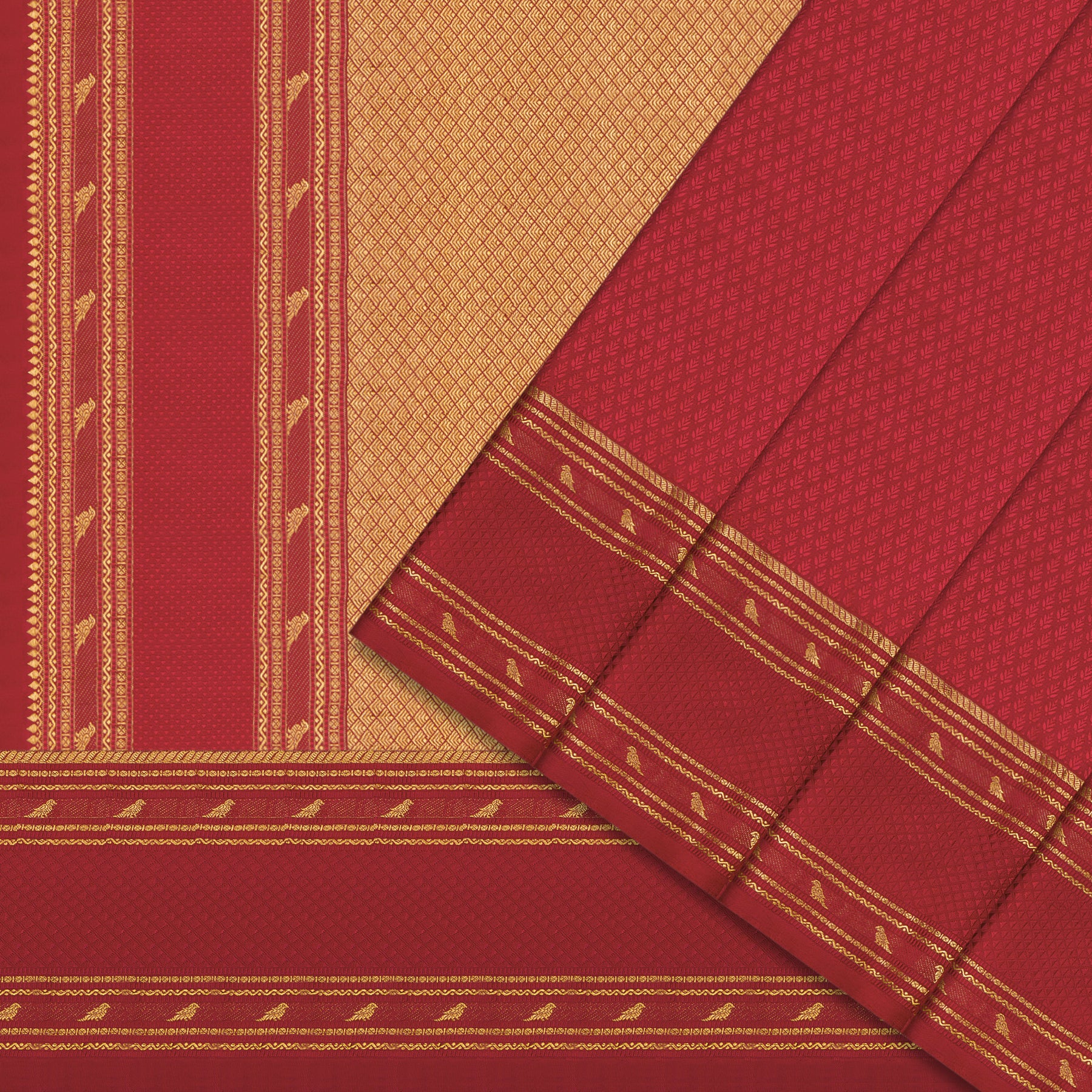 Kanakavalli Kanjivaram Silk Sari 21-100-HS001-00969 - Cover View