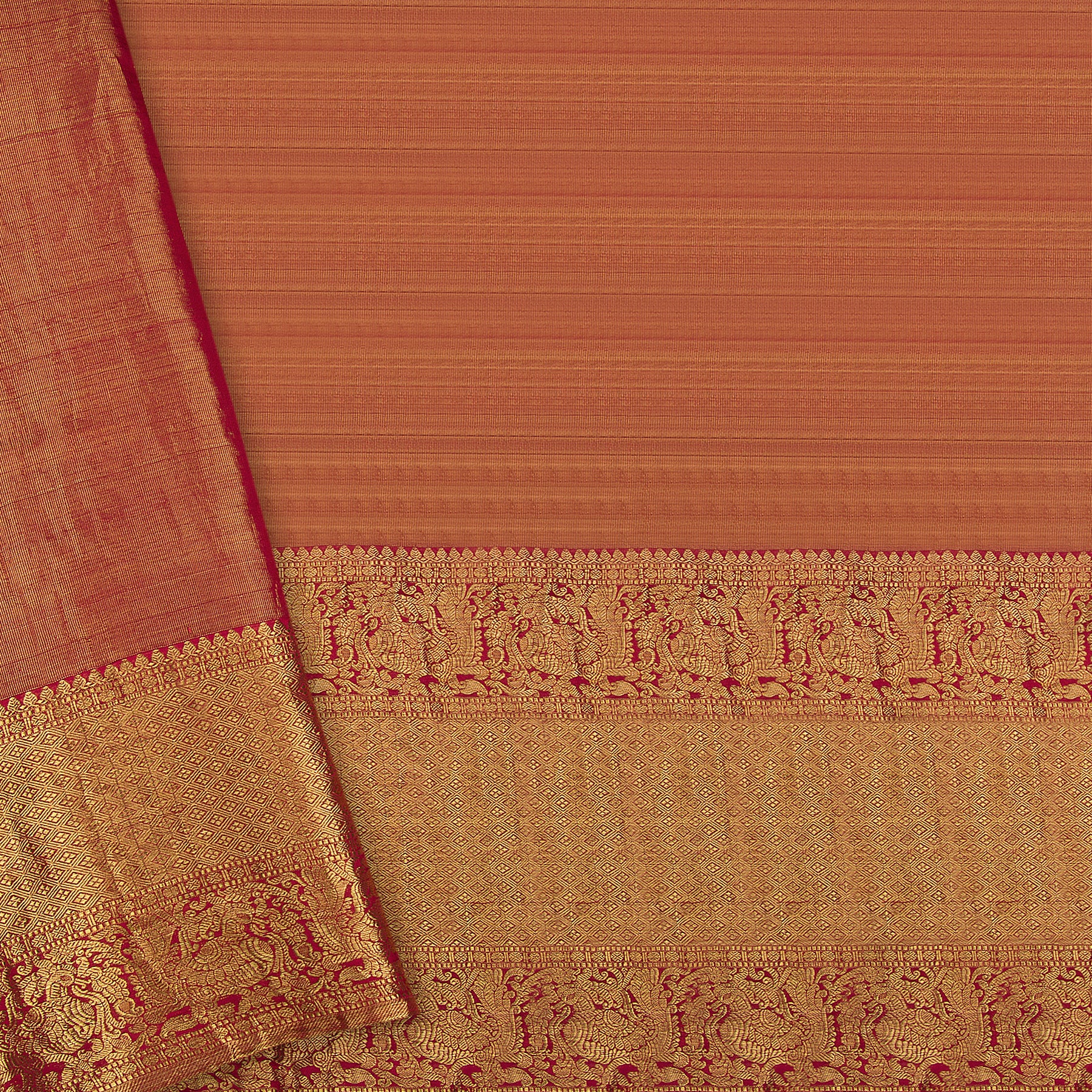 Kanakavalli Kanjivaram Silk Sari 21-100-HS001-03180 - Blouse View