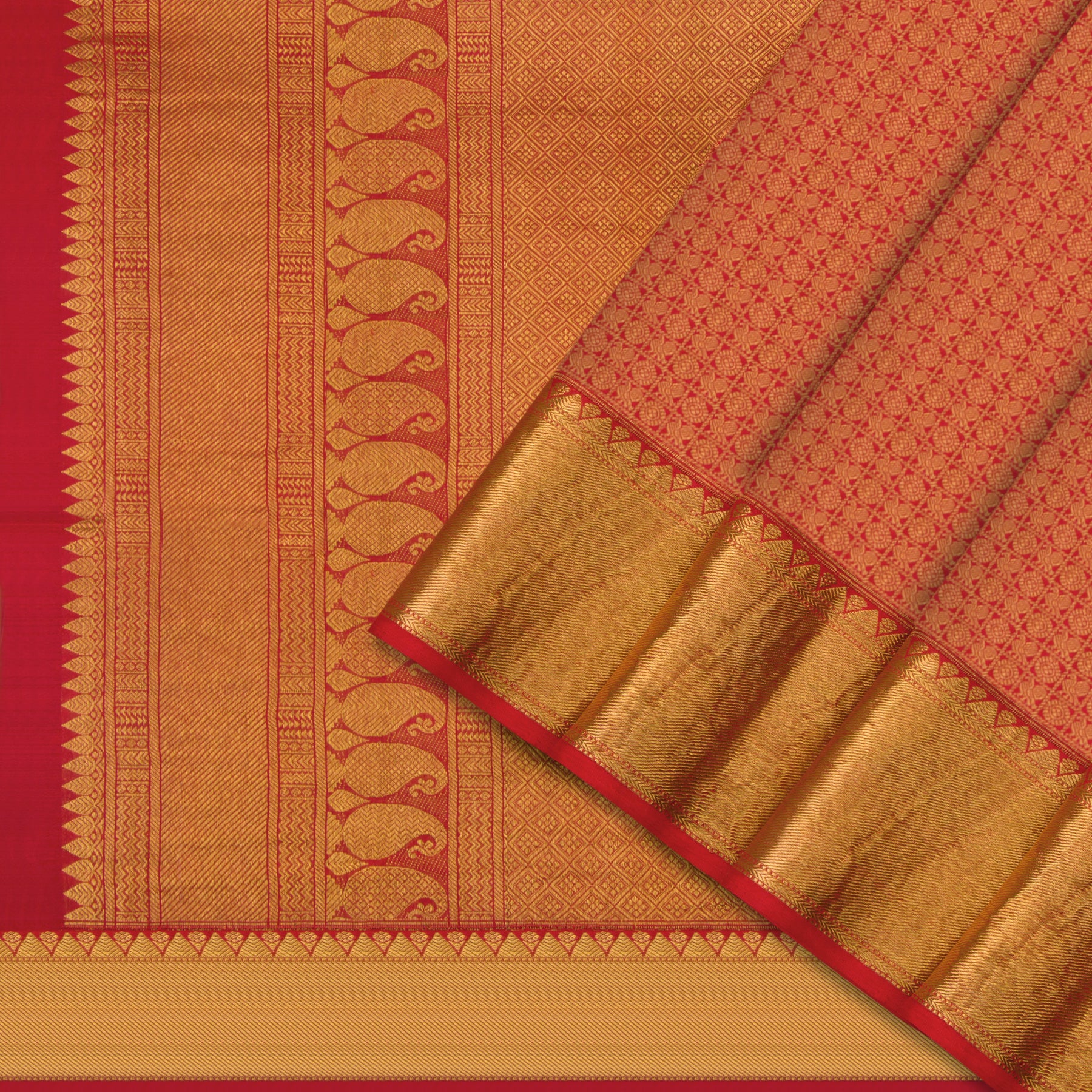 Kanakavalli Kanjivaram Silk Sari 21-110-HS001-03318 - Cover View