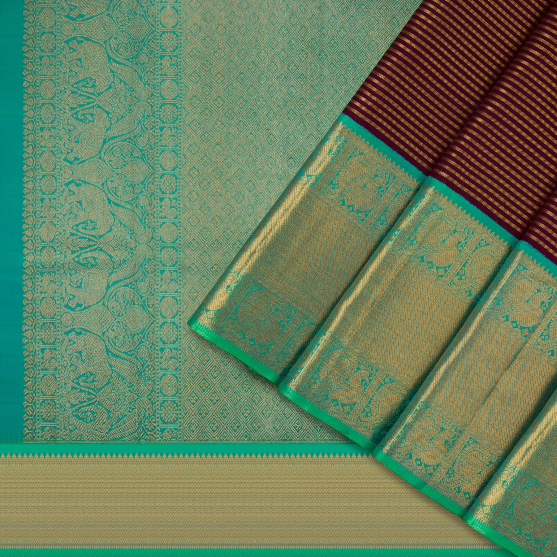 Kanakavalli Kanjivaram Silk Sari 21-110-HS001-03757 - Cover View