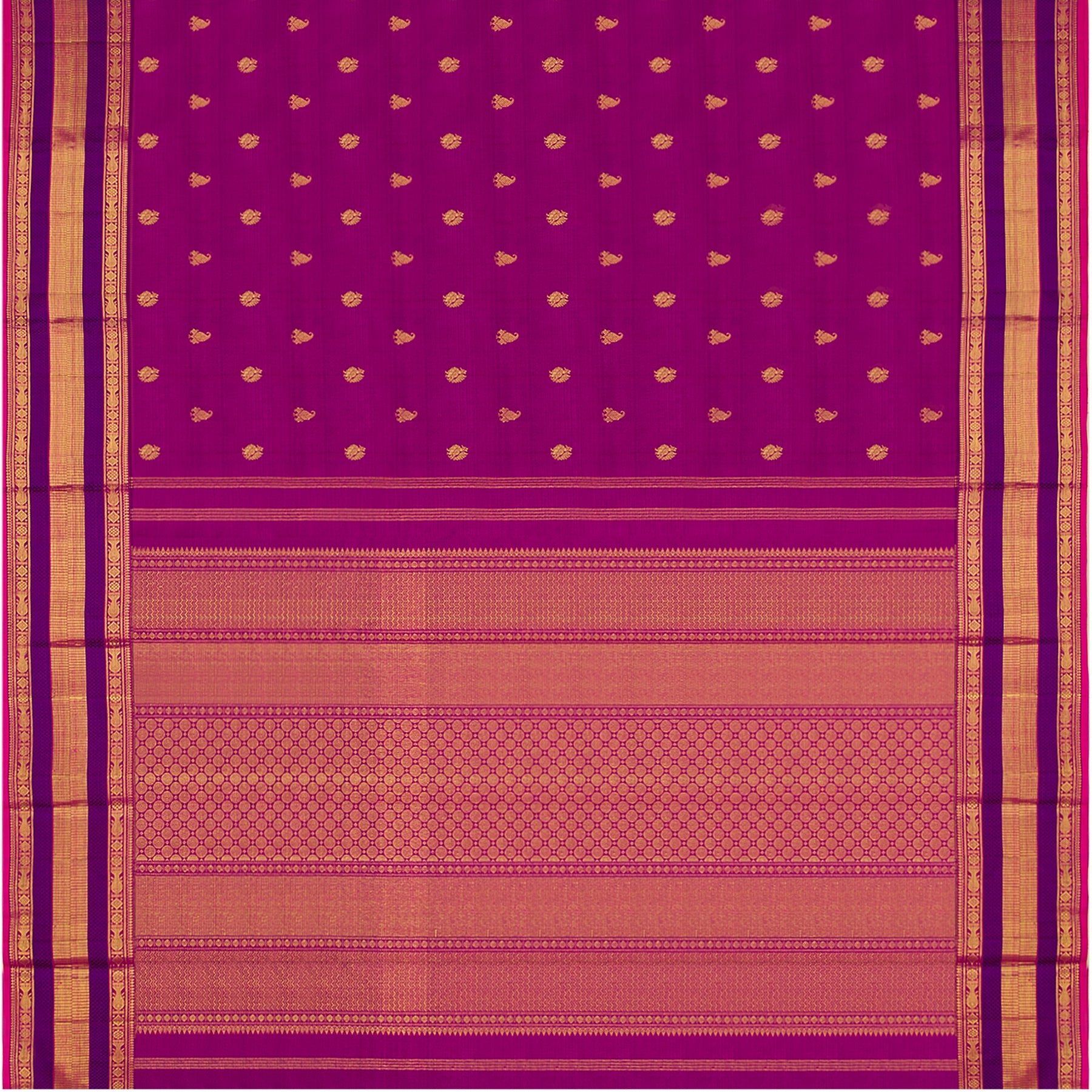 Kanakavalli Kanjivaram Silk Sari 21-110-HS001-04506 - Full View