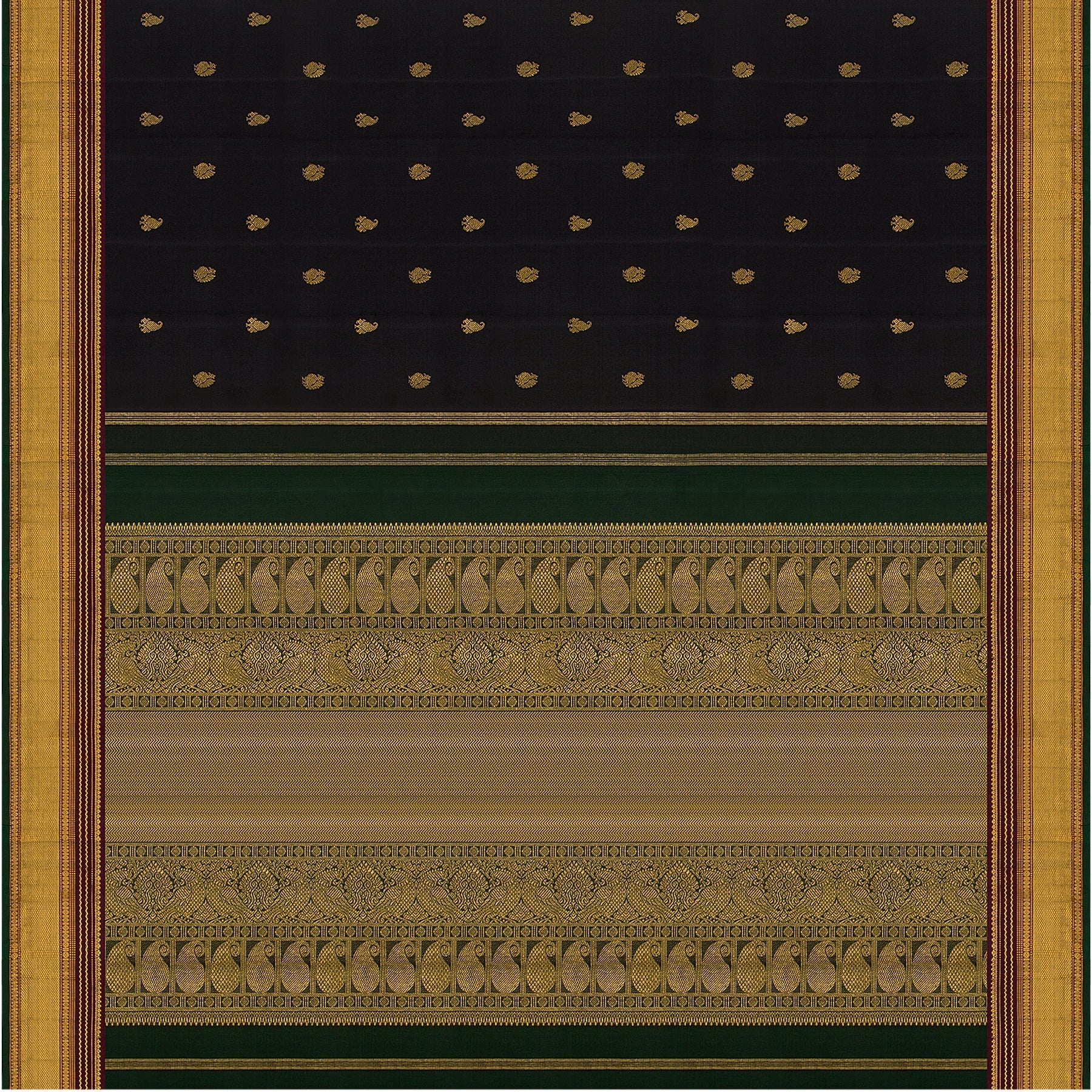 Kanakavalli Kanjivaram Silk Sari 21-110-HS001-04933 - Full View