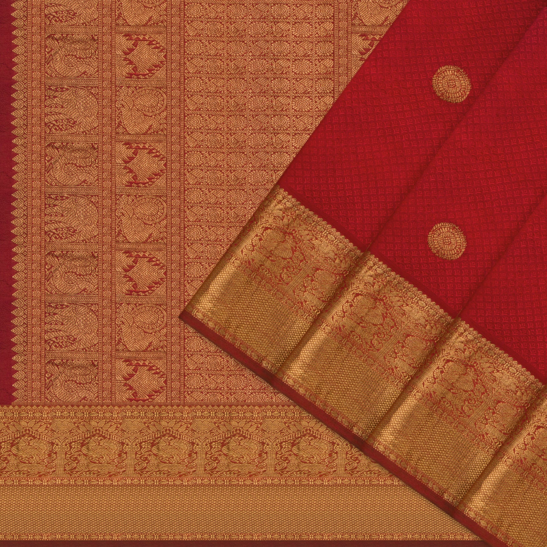 Kanakavalli Kanjivaram Silk Sari 21-110-HS001-05604 - Cover View