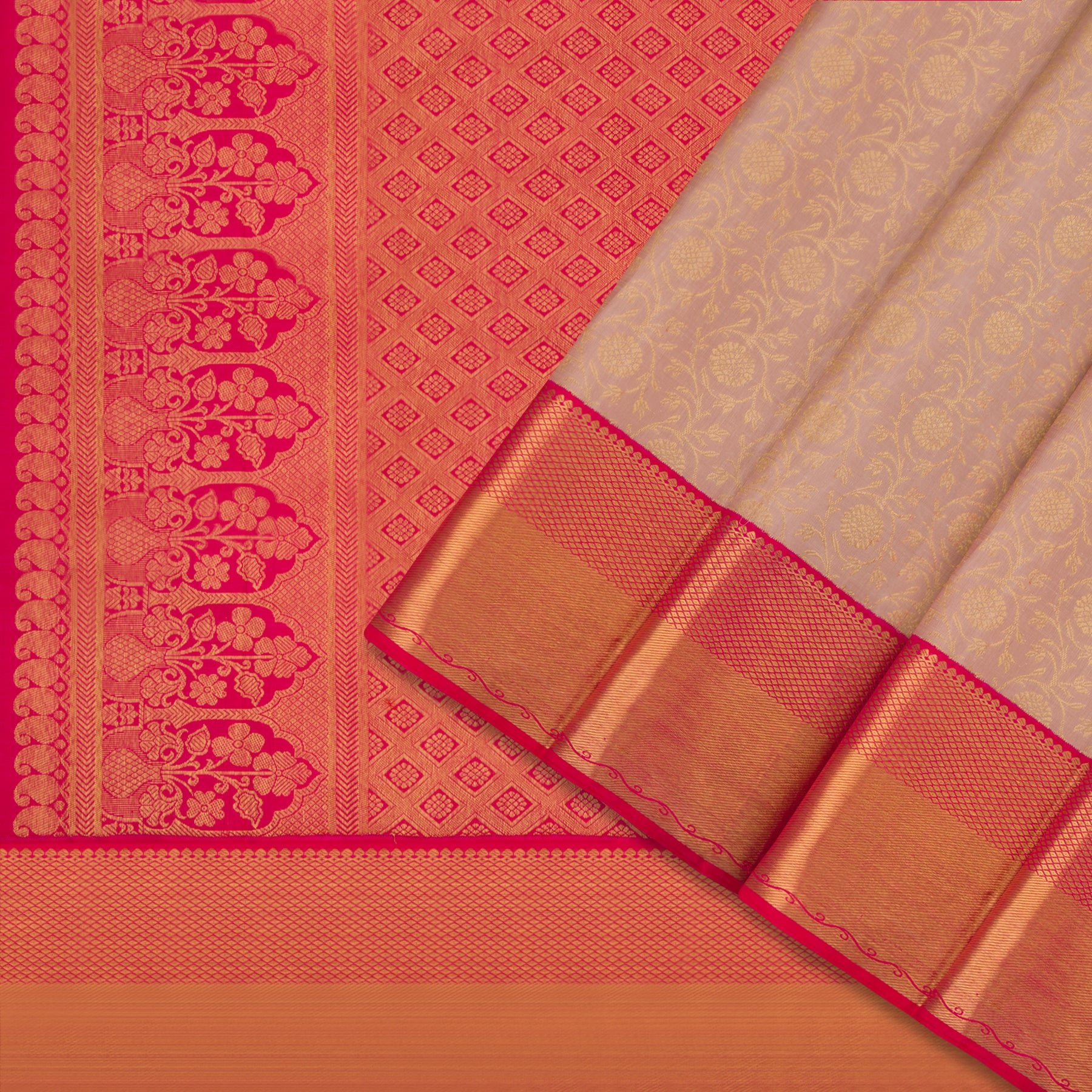 Kanakavalli Kanjivaram Silk Sari 21-586-HS001-03166 - Cover View