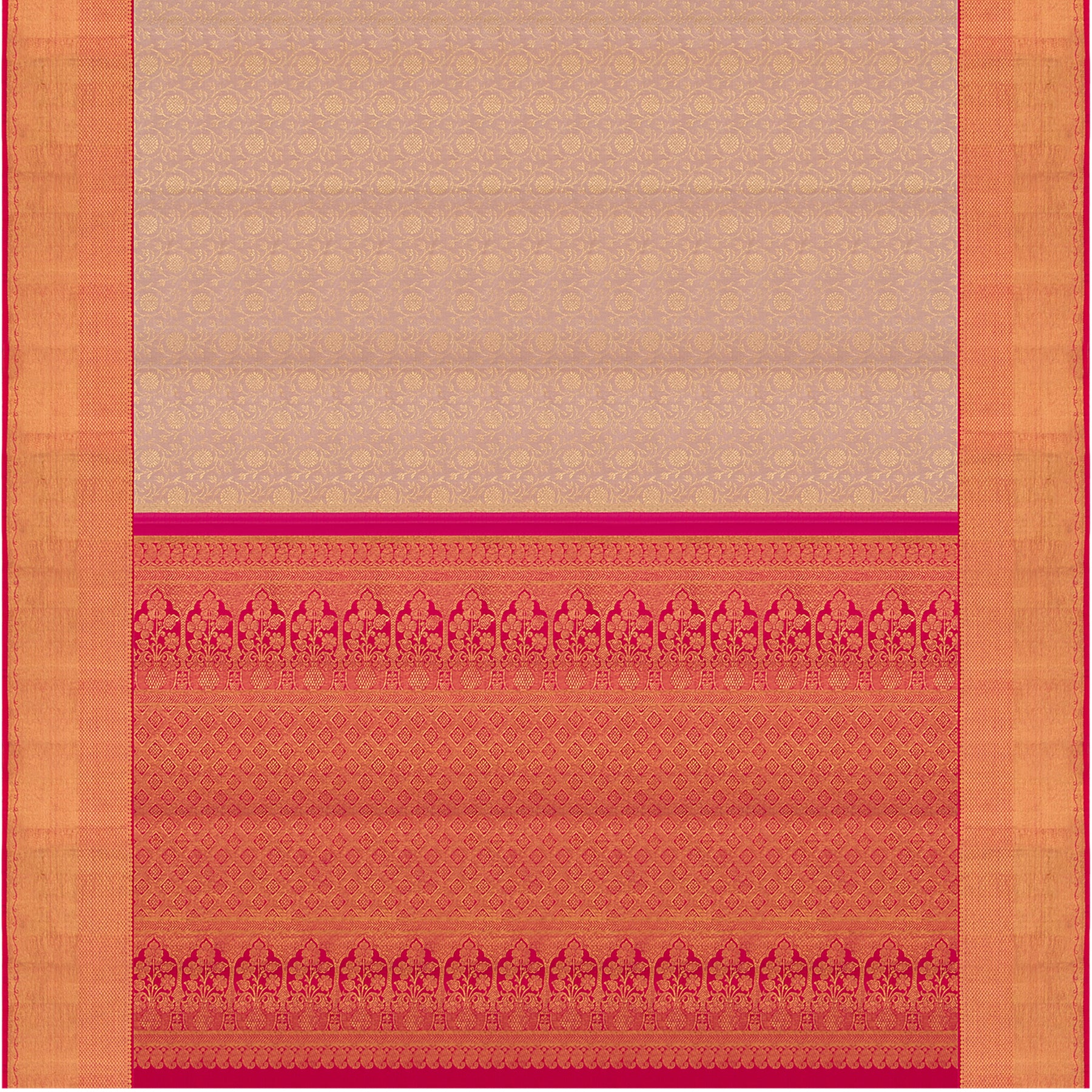 Kanakavalli Kanjivaram Silk Sari 21-586-HS001-03166 - Full View