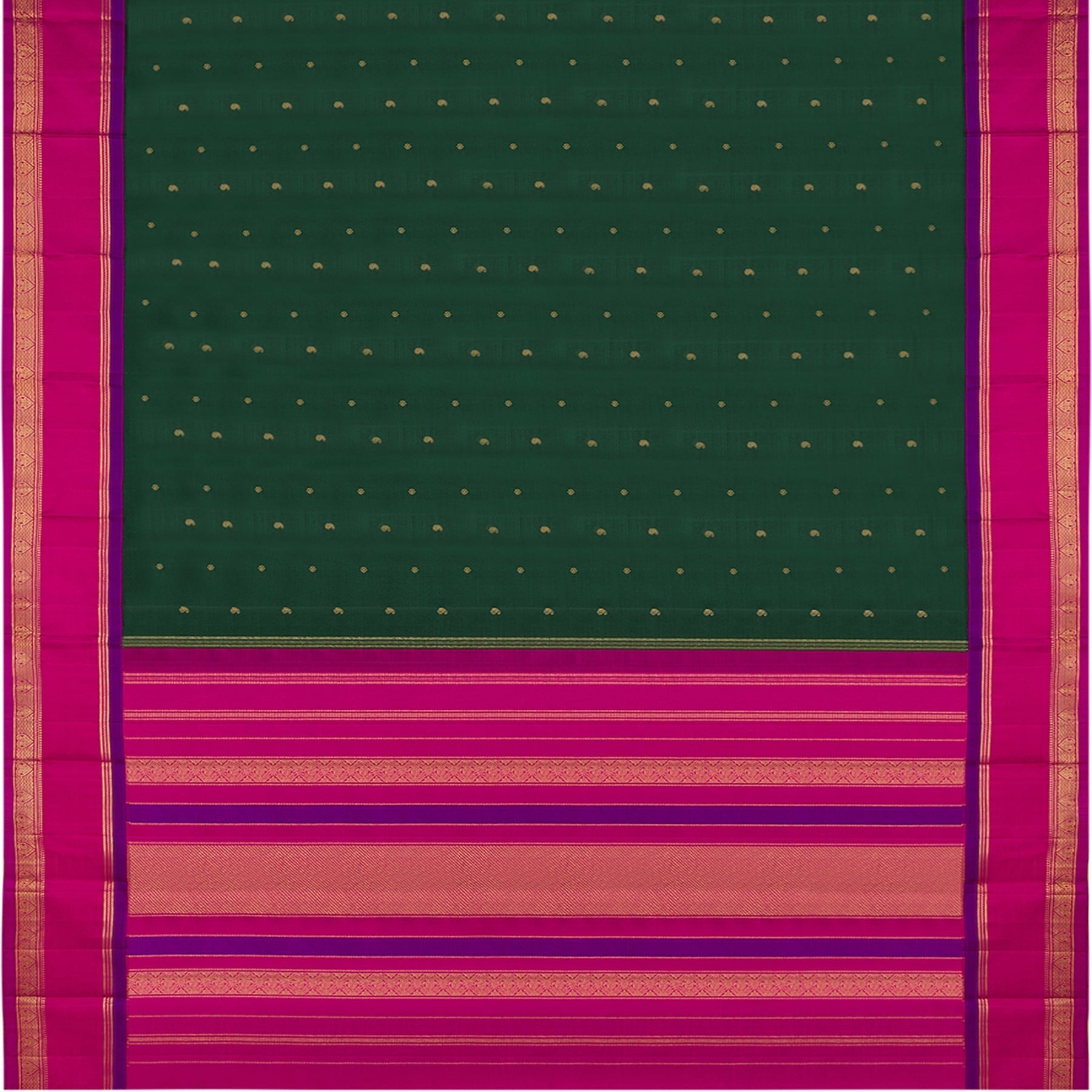 Kanakavalli Kanjivaram Silk Sari 21-595-HS001-06268 - Full View