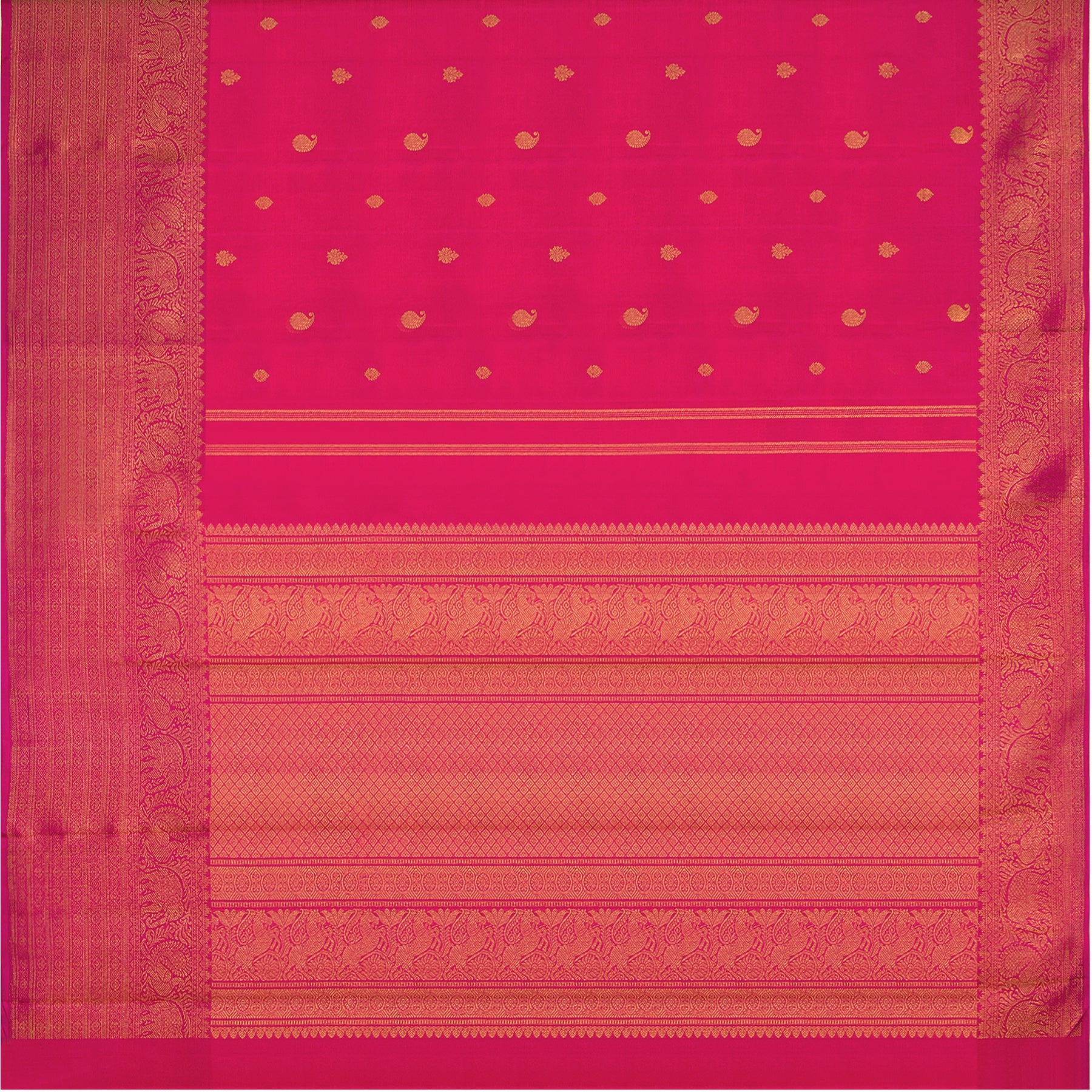 Kanakavalli Kanjivaram Silk Sari 21-595-HS001-08704 - Full View