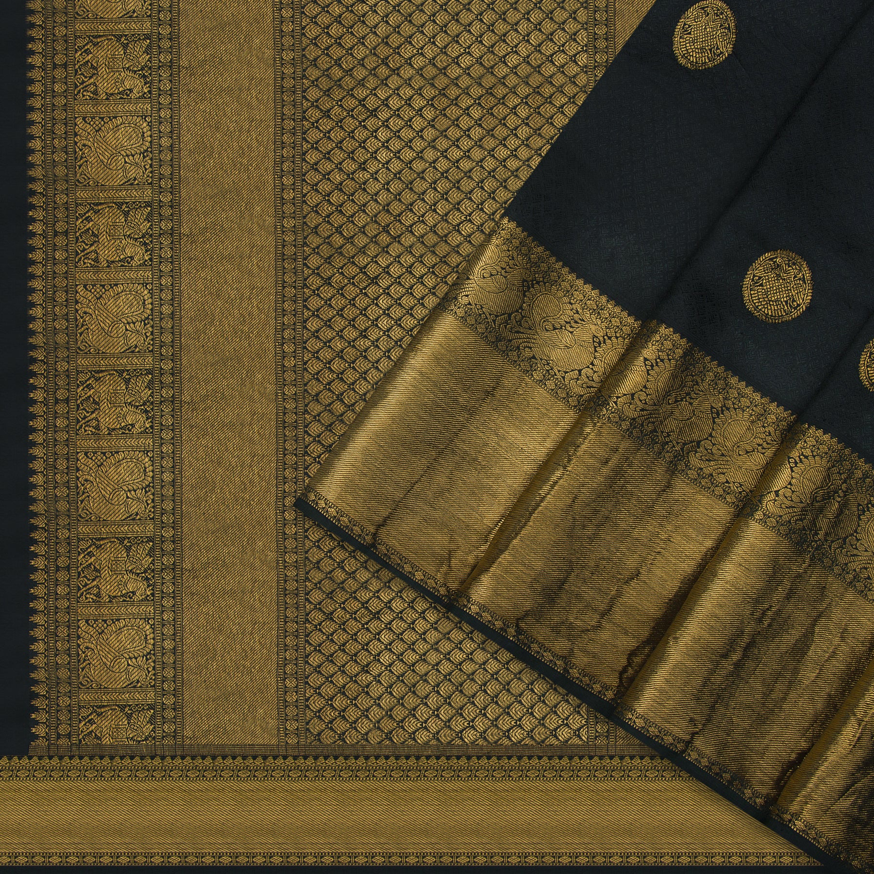 Kanakavalli Kanjivaram Silk Sari 21-599-HS001-02717 - Cover View