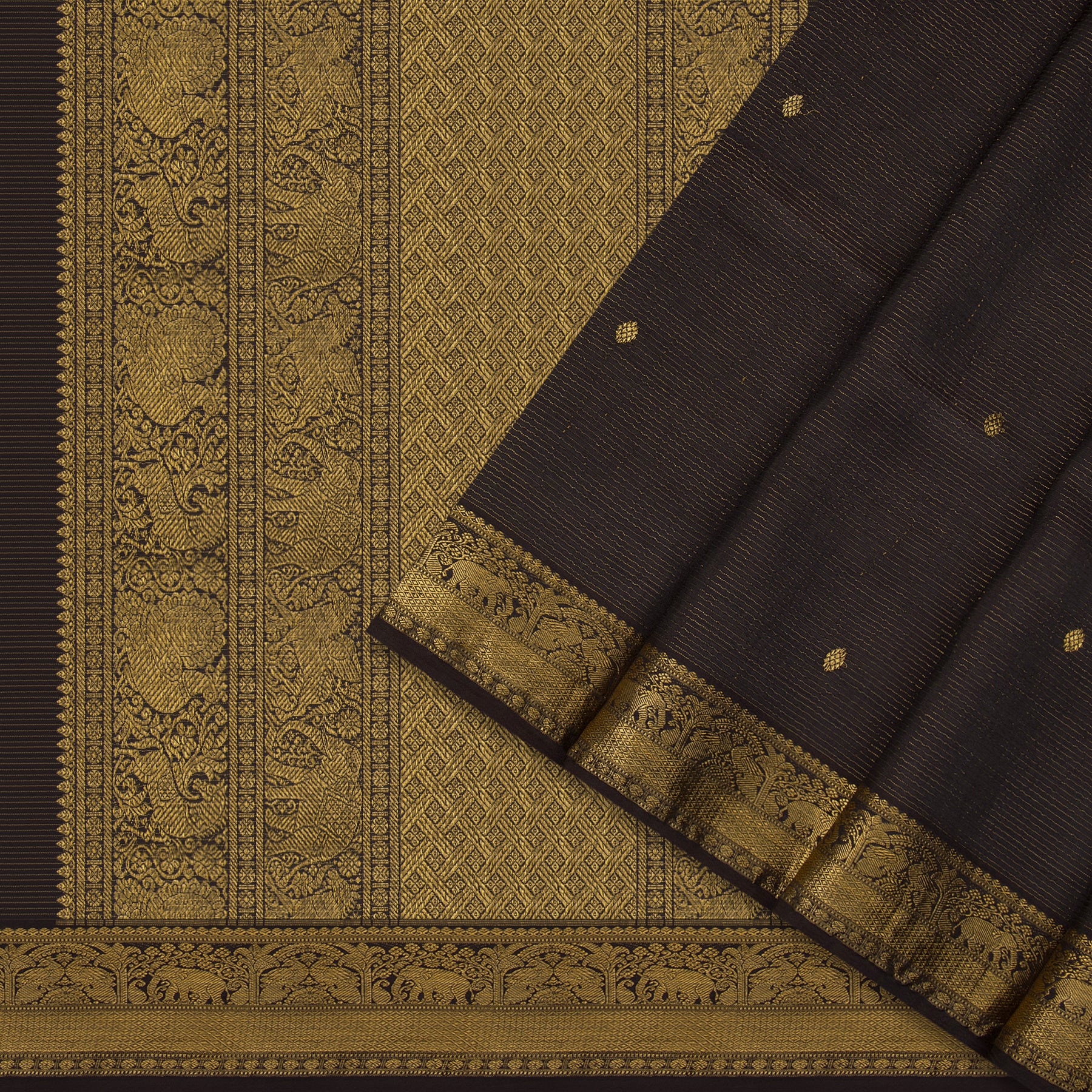 Kanakavalli Kanjivaram Silk Sari 21-599-HS001-04216 - Cover View