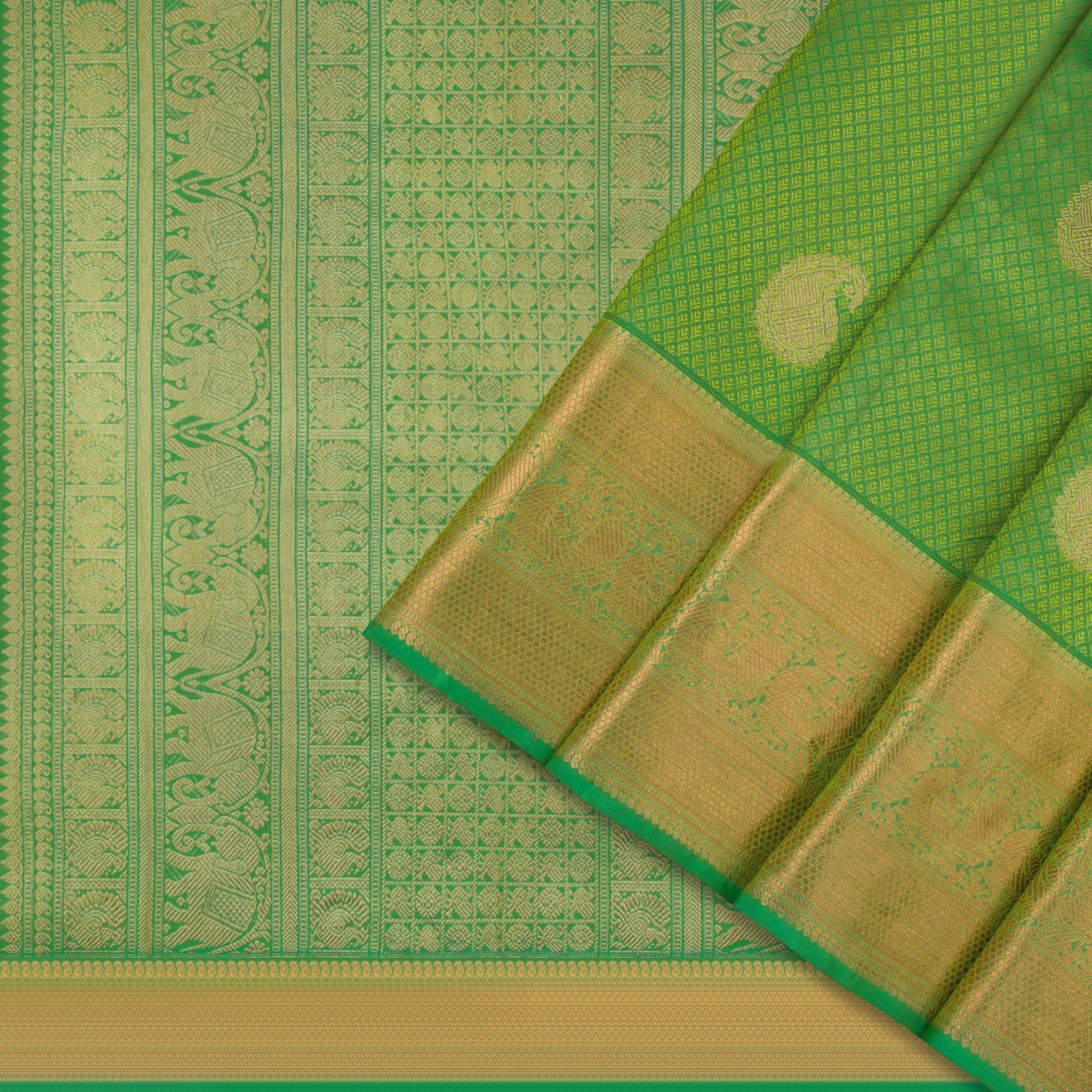 Kanakavalli Kanjivaram Silk Sari 21-599-HS001-07901 - Cover View
