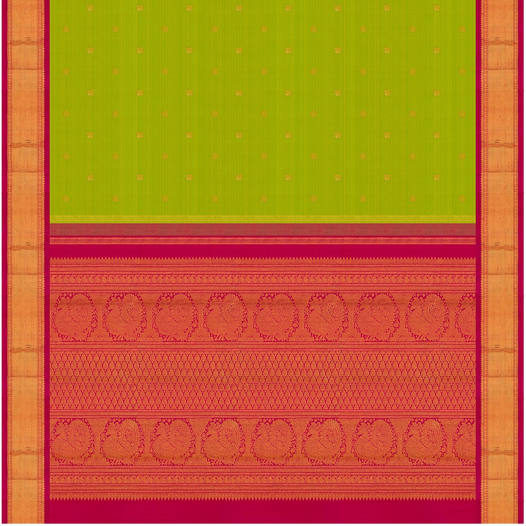 Kanakavalli Kanjivaram Silk Sari 21-599-HS001-09543 - Full View