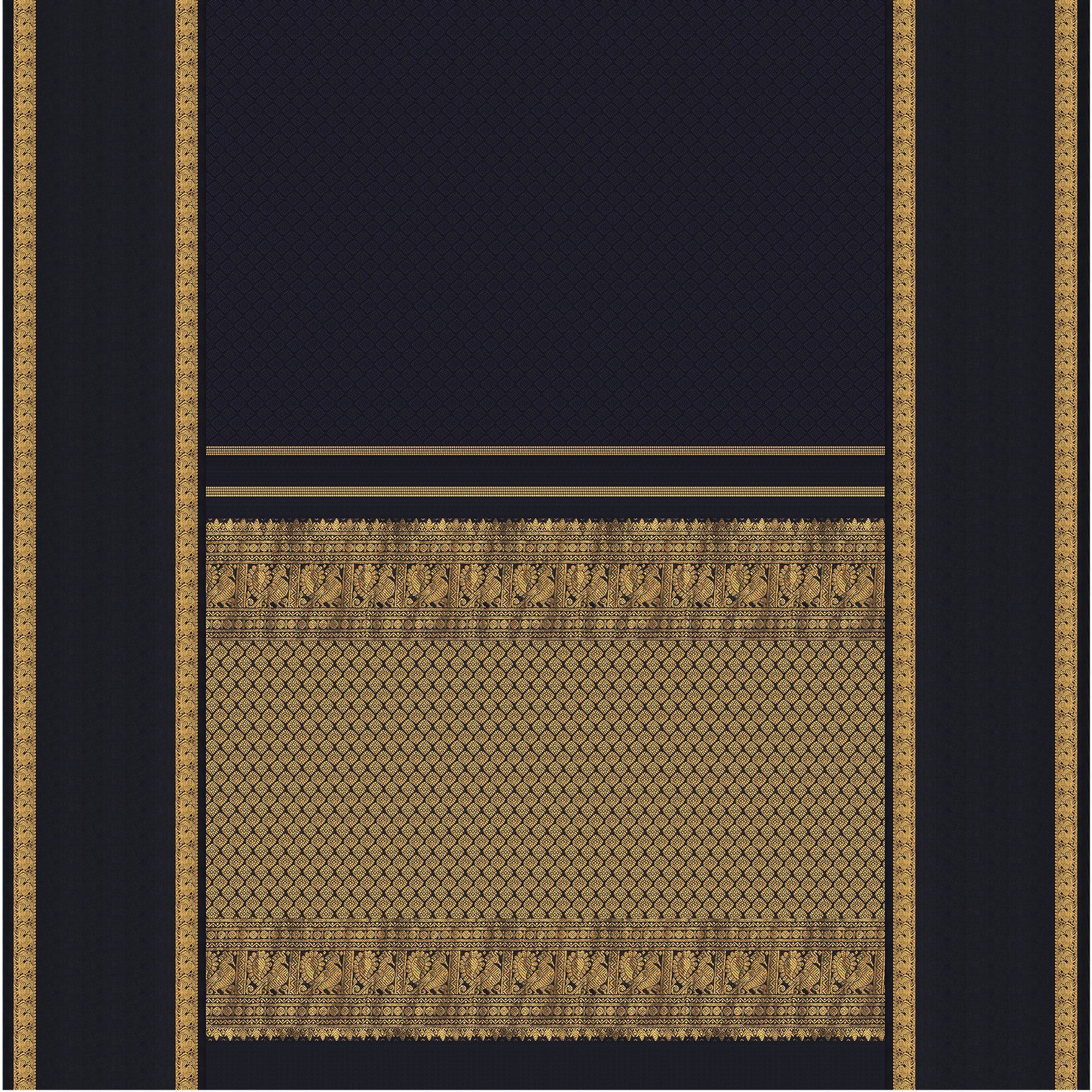 Kanakavalli Kanjivaram Silk Sari 21-601-HS001-01054 - Full View