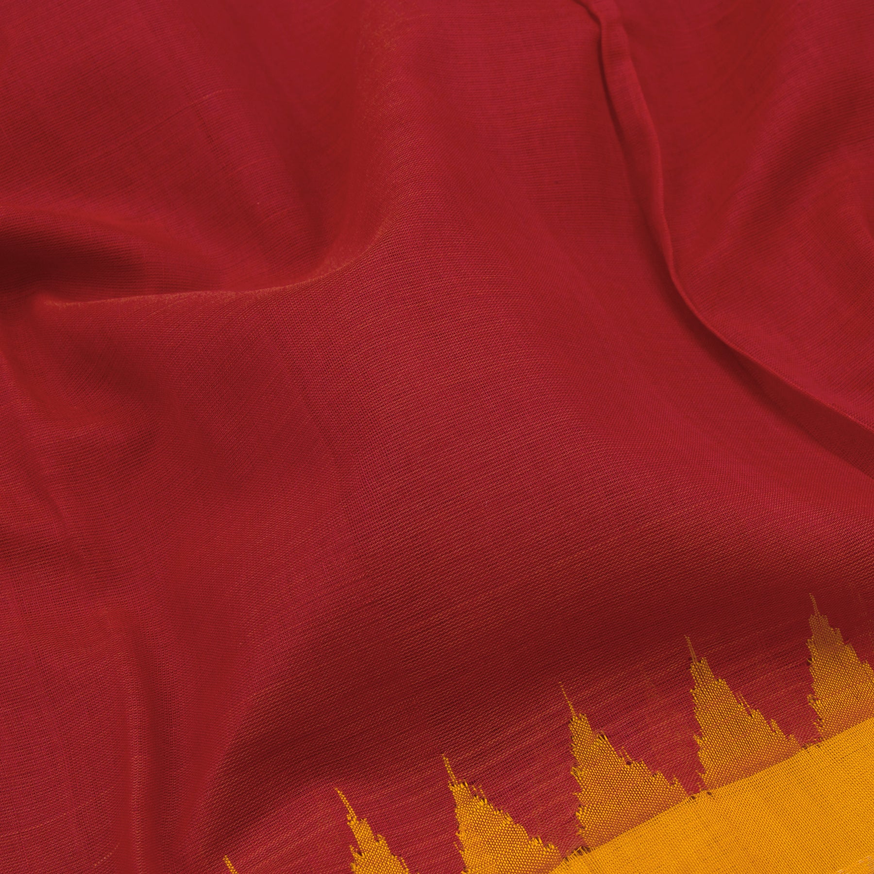 Kanakavalli Gadwal Silk/Cotton Sari 21-604-HS005-02312 - Fabric View