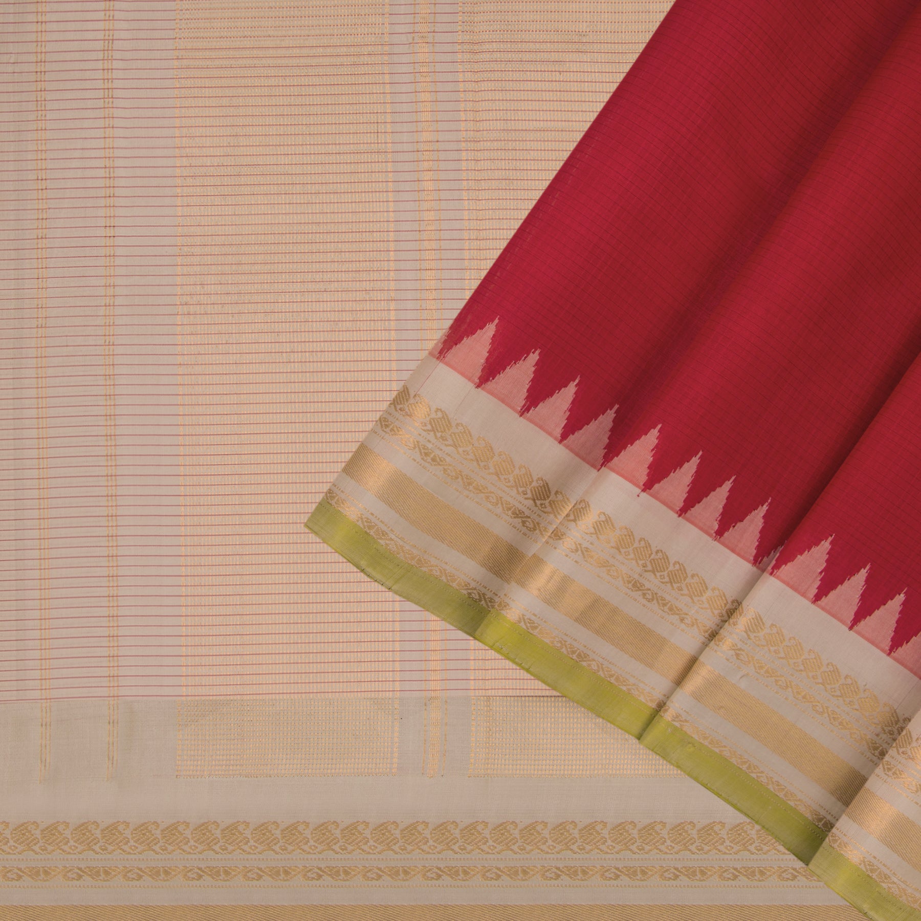 Kanakavalli Gadwal Silk/Cotton Sari 21-604-HS005-02368 - Cover View