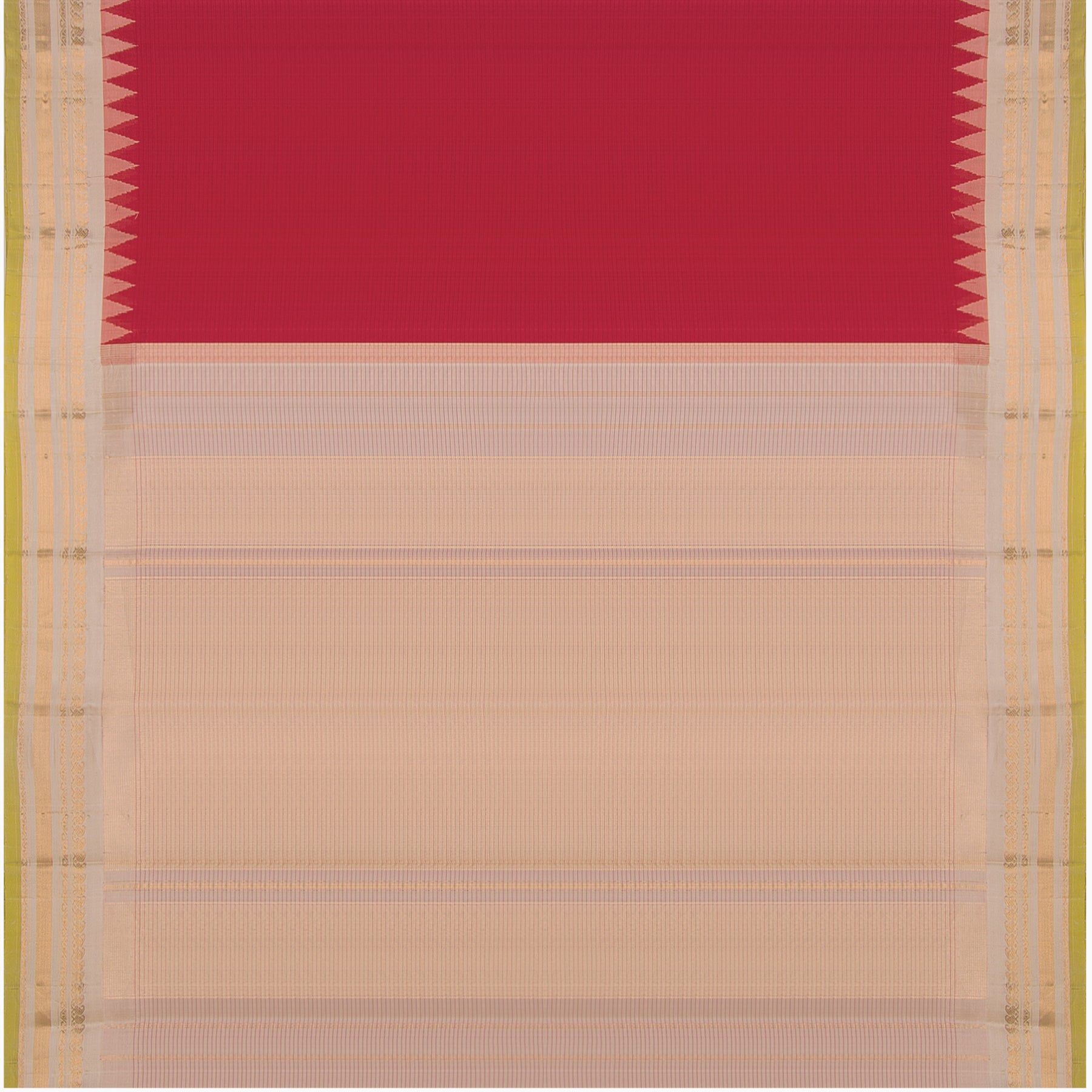 Kanakavalli Gadwal Silk/Cotton Sari 21-604-HS005-02368 - Full View