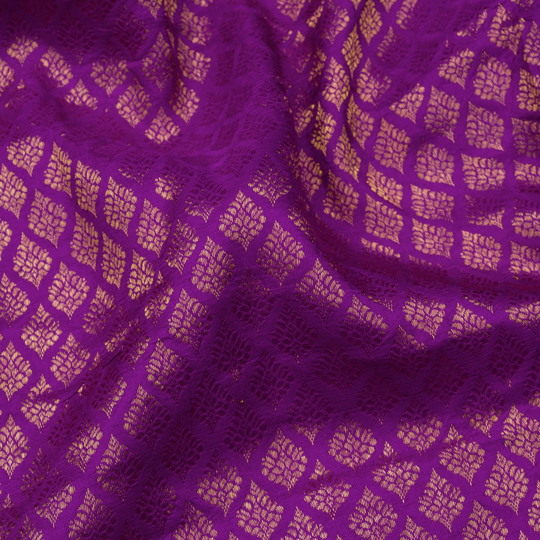 Kanakavalli Kanjivaram Silk Sari 21-608-HS001-06102 - Fabric View