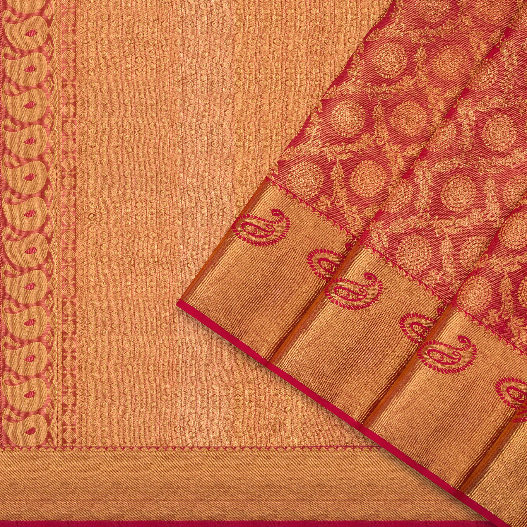 Kanakavalli Kanjivaram Silk Sari 21-608-HS001-06182 - Cover View