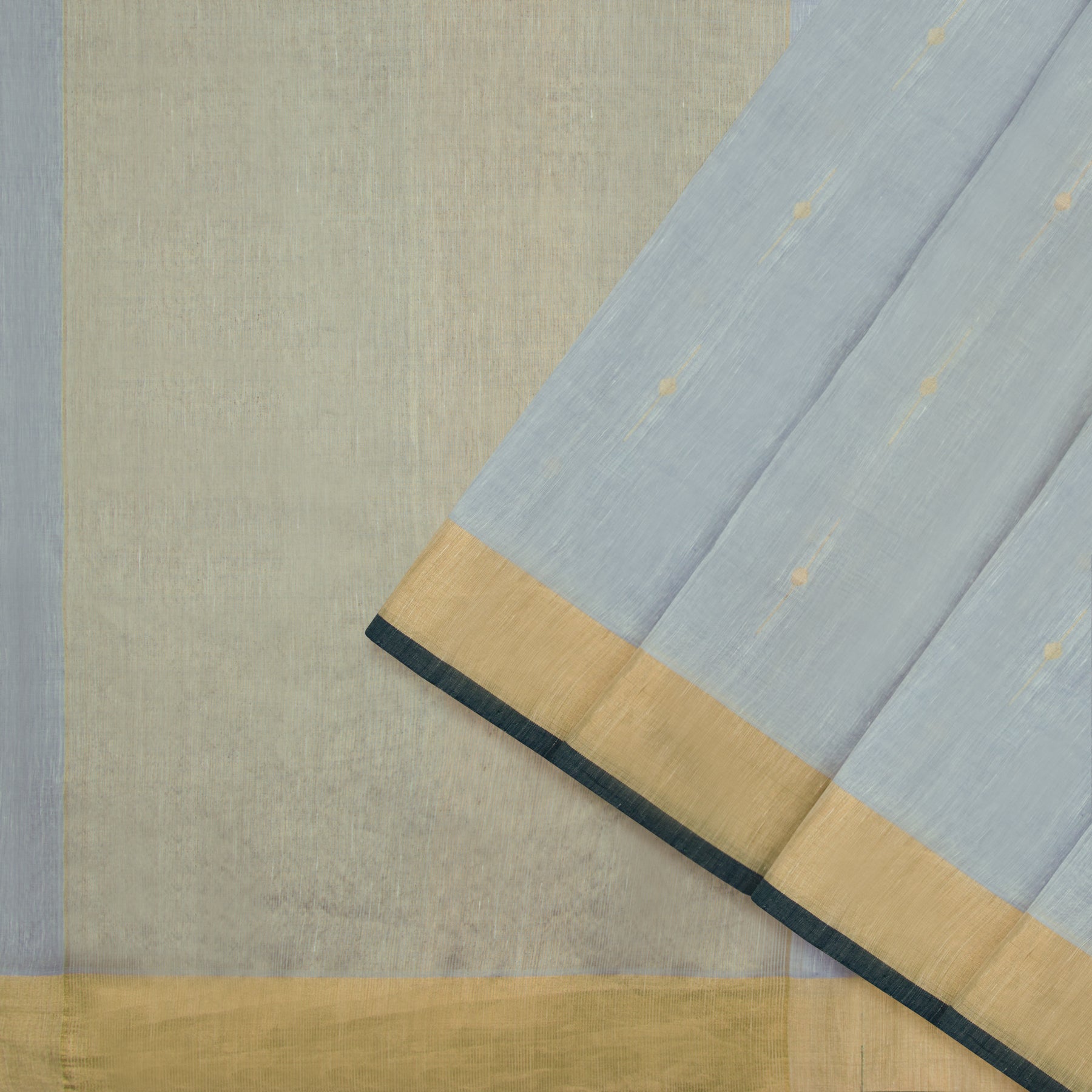 Pradeep Pillai Linen/Cotton Sari 22-008-HS004-00828 - Cover View