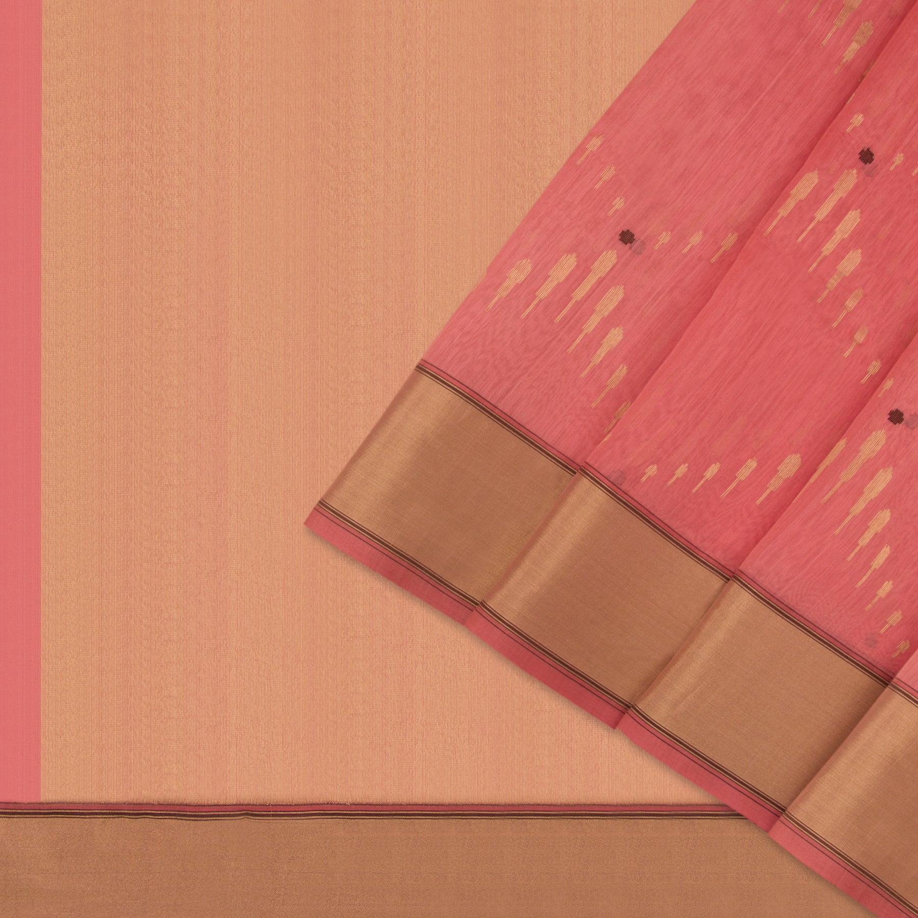 Pradeep Pillai Chanderi Silk/Cotton Sari 22-008-HS005-00947 - Cover View