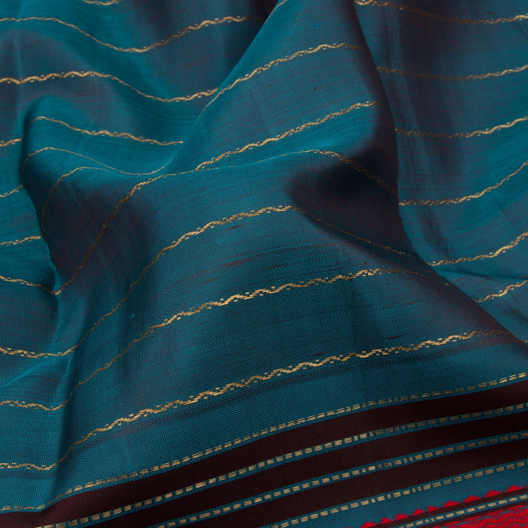 Kanakavalli Kanjivaram Silk Sari 22-040-HS001-00996 - Fabric View