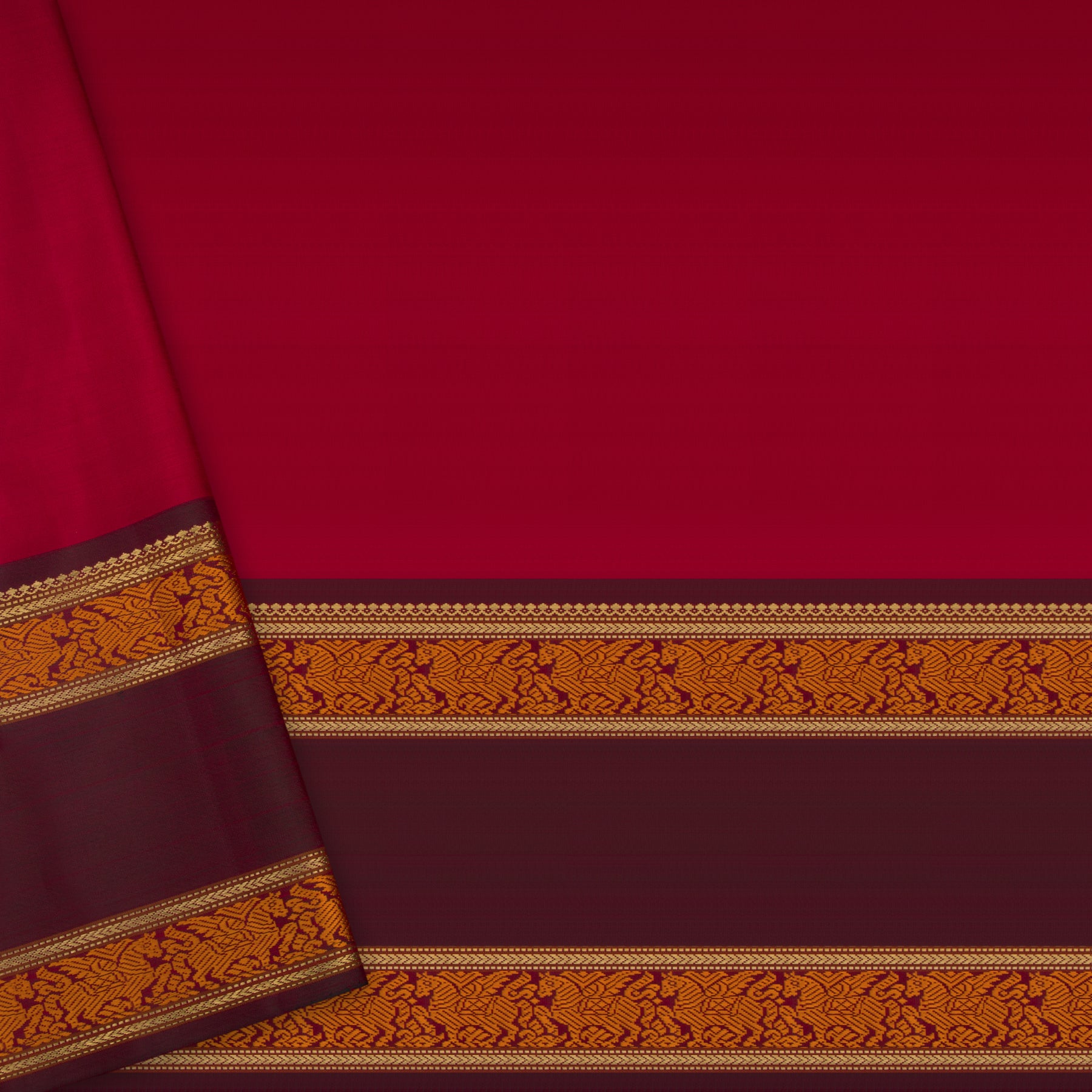 Kanakavalli Kanjivaram Silk Sari 22-040-HS001-02376 - Blouse View