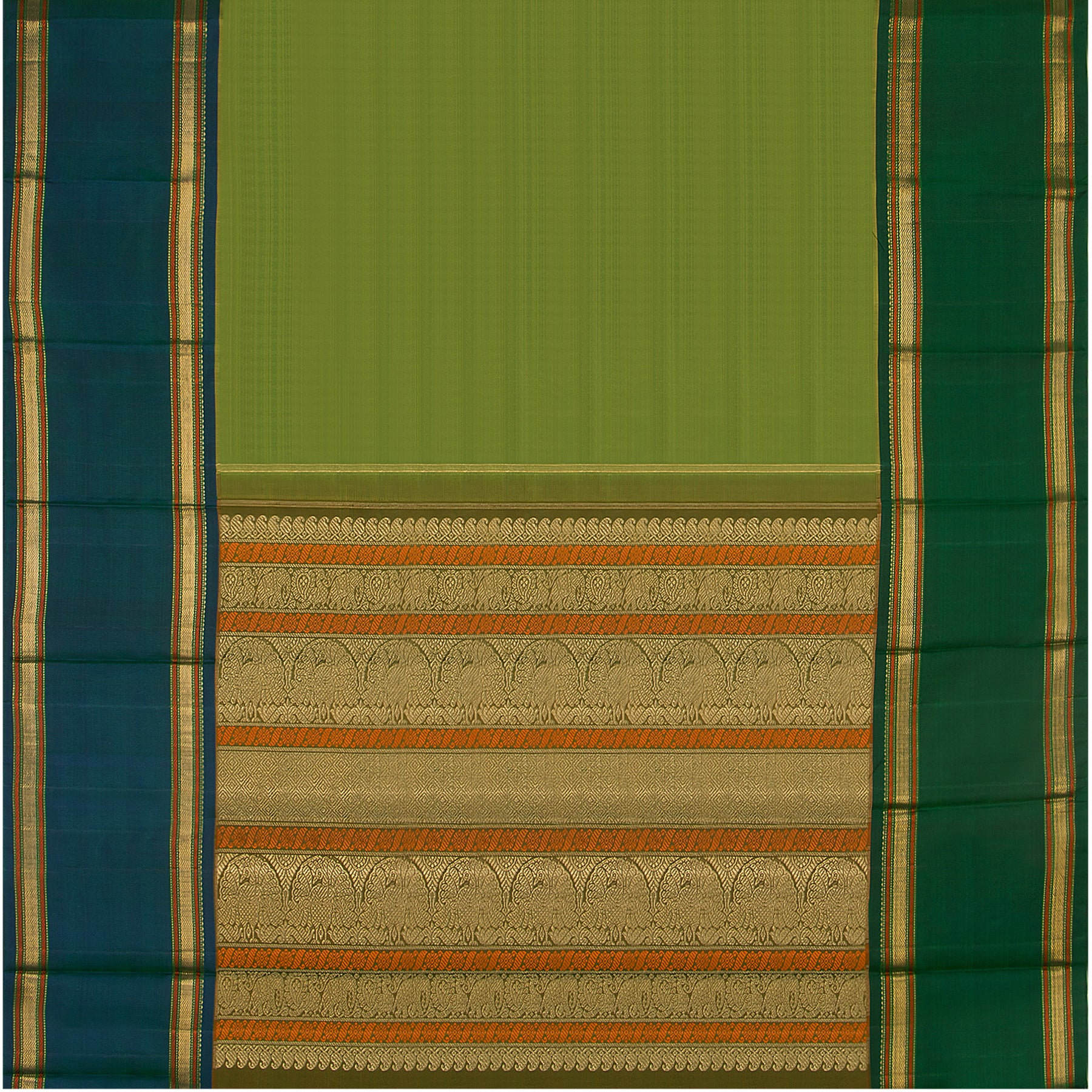 Kanakavalli Kanjivaram Silk Sari 22-040-HS001-03488 - Full View