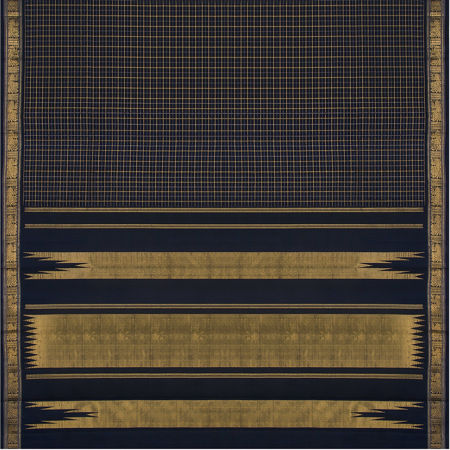 Kanakavalli Kanjivaram Silk Sari 22-040-HS001-05374 - Full View