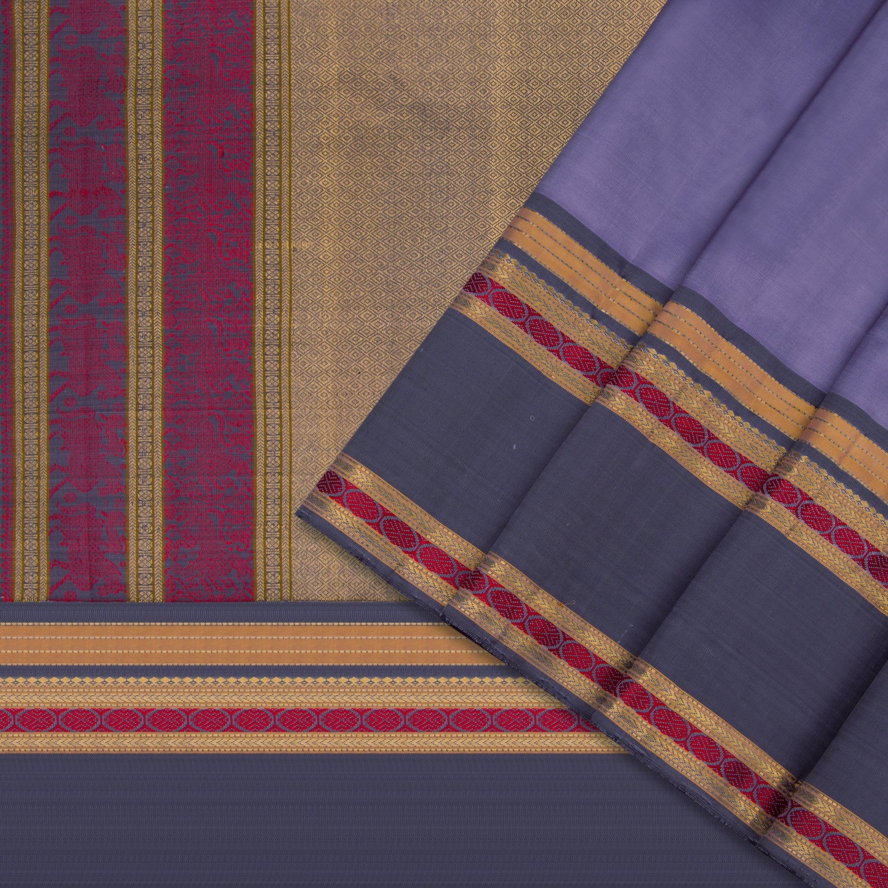 Kanakavalli Kanjivaram Silk Sari 22-040-HS001-05771 - Cover View